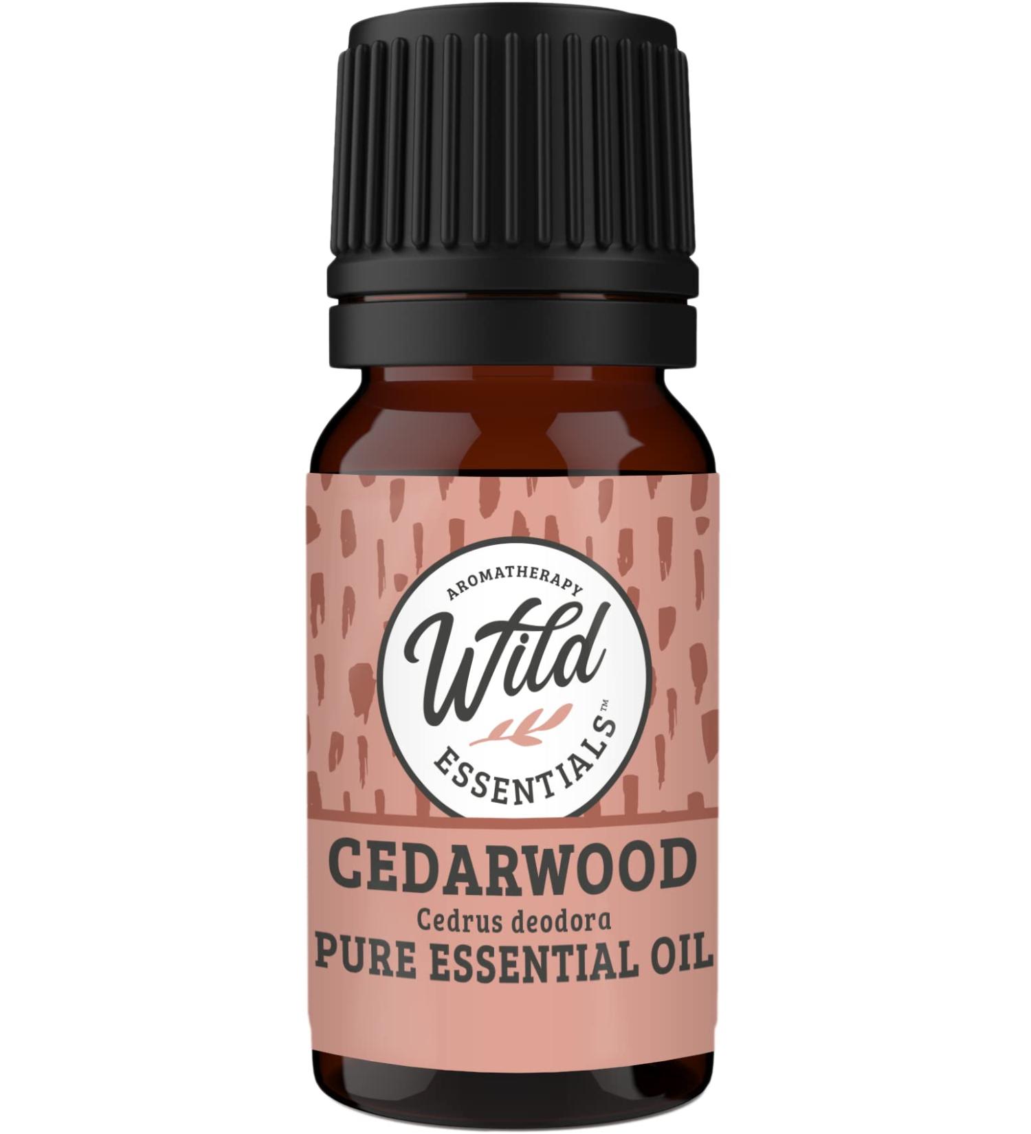 Buy Wild Essentials Cedarwood Essential Oil - 100% Pure Therapeutic Grade 10ml - Calming & Grounding - Made in USA - Buy Online on GoSupps.com