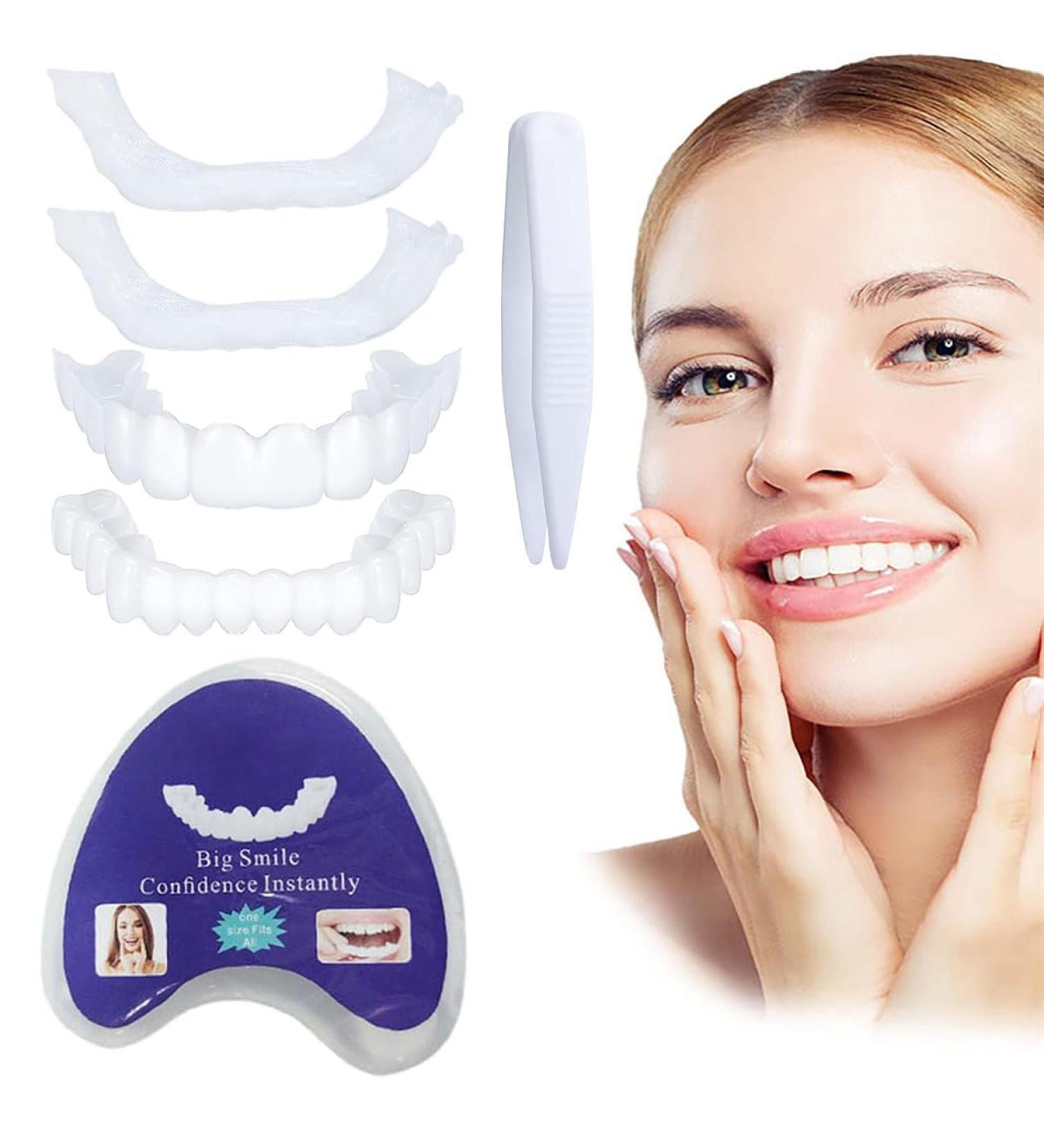 Fluktrix Clip-in Veneers for Artificial Teeth - Temporary Cosmetic Solutions for a Confident Smile - Buy Online on GoSupps.com