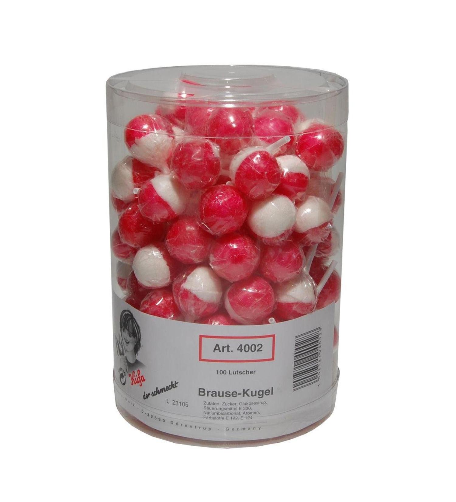 1 box of 100 lollipops K fa fizzy ball lolly 1600g ball lolly fizzy ball