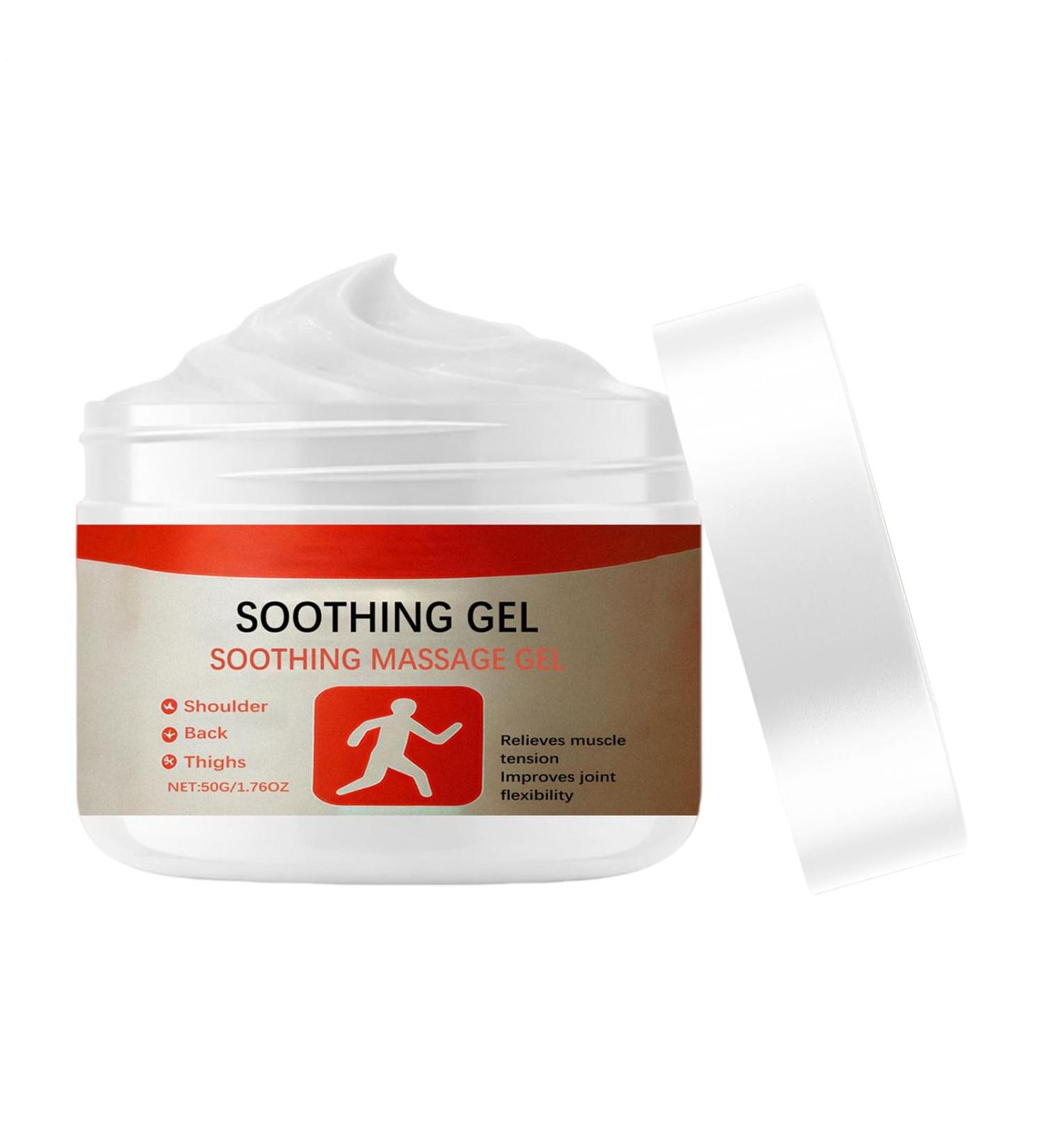 Gel Soin Du Genou | Absorption Rapide Non Graisse Gel Massage Corps - pour Poignets Coudes Mains Cou Dos paule Hommes Femmes Personnes Sportives - Buy Online on GoSupps.com