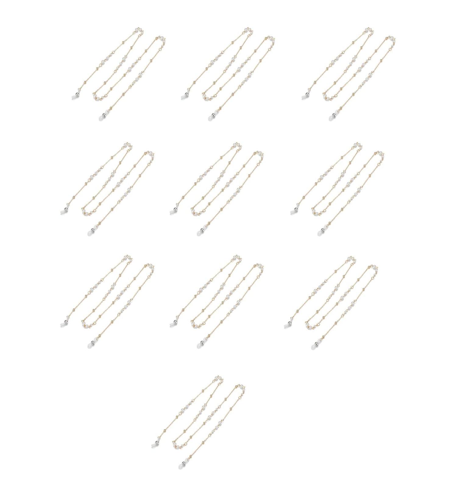 Buy SBTRKT 10-Piece Alloy Eye Chain - Strong Durable & Stylish for Daily Use Streetwear Weddings Parties - Perfect Gift in Gold - Buy Online on GoSupps.com