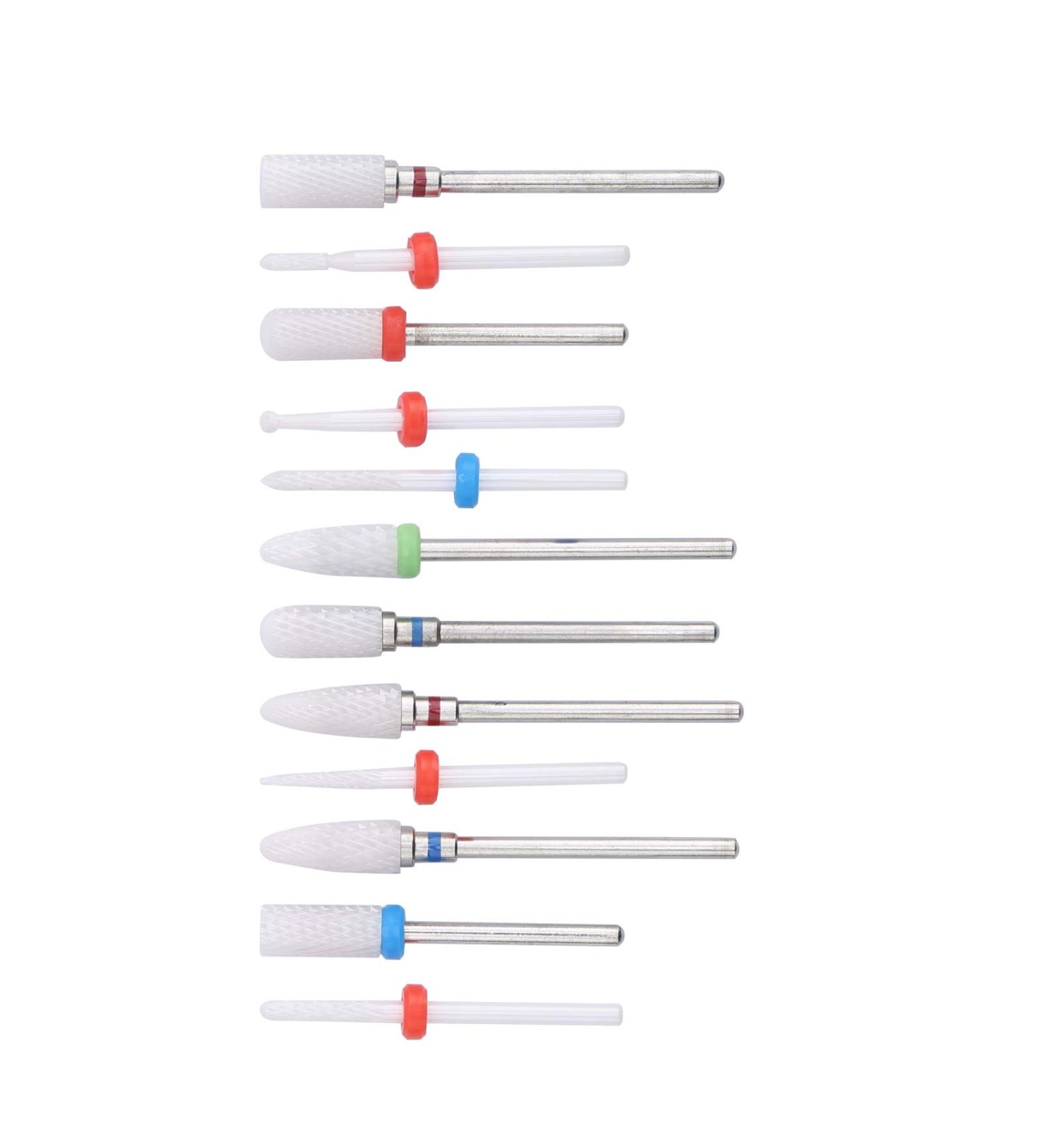 Ceramic Drill File Grinder Tools Metal Polishing Ceramic Drill Bit Grinder Drill for Beauty Salon Manicure Store - Buy Online on GoSupps.com