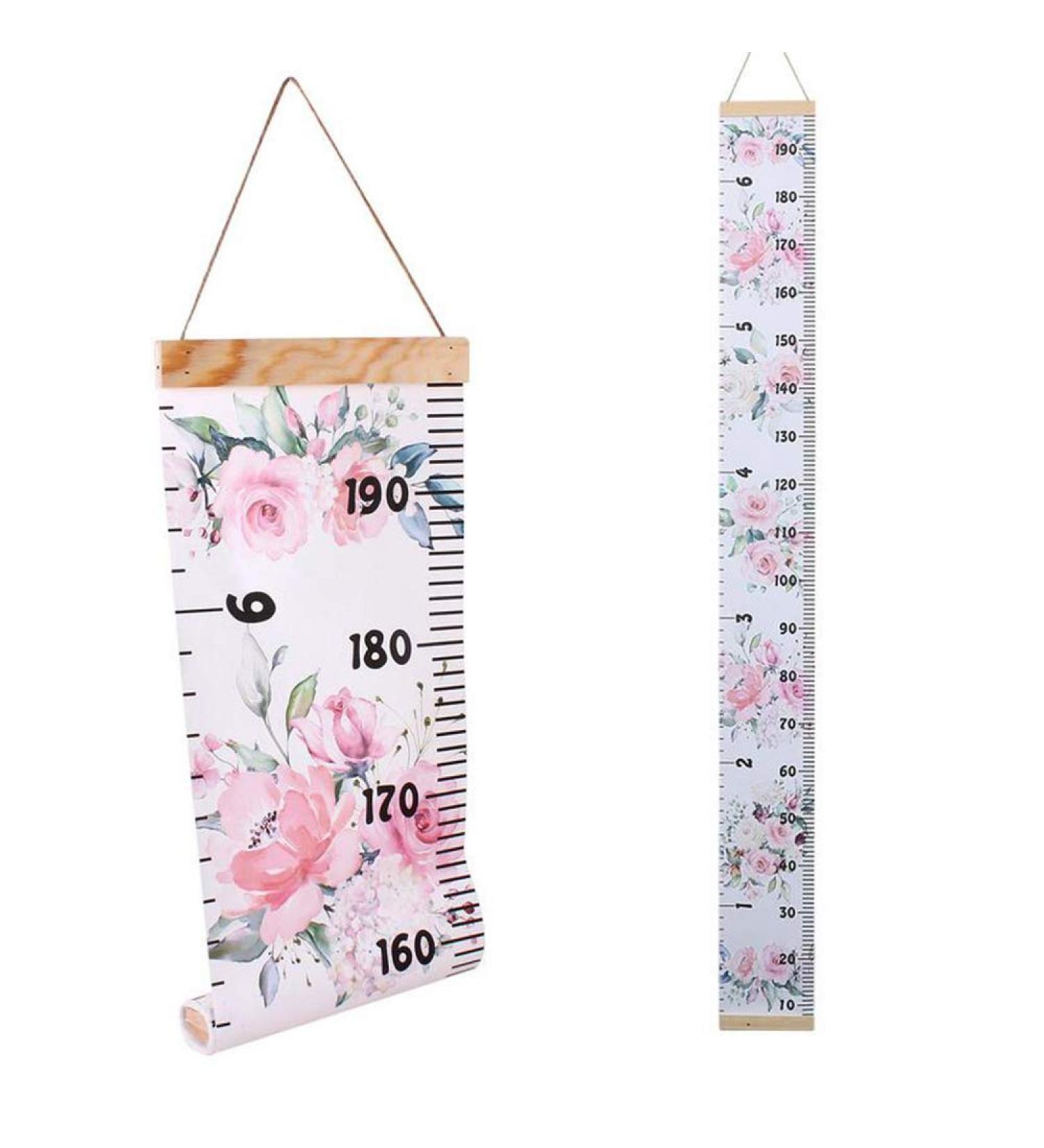 Baby Growth Chart Ruler Kids Growth Chart Wall Ruler for Measure Childrens Height Changes 200cm x 21cm - Buy Online on GoSupps.com