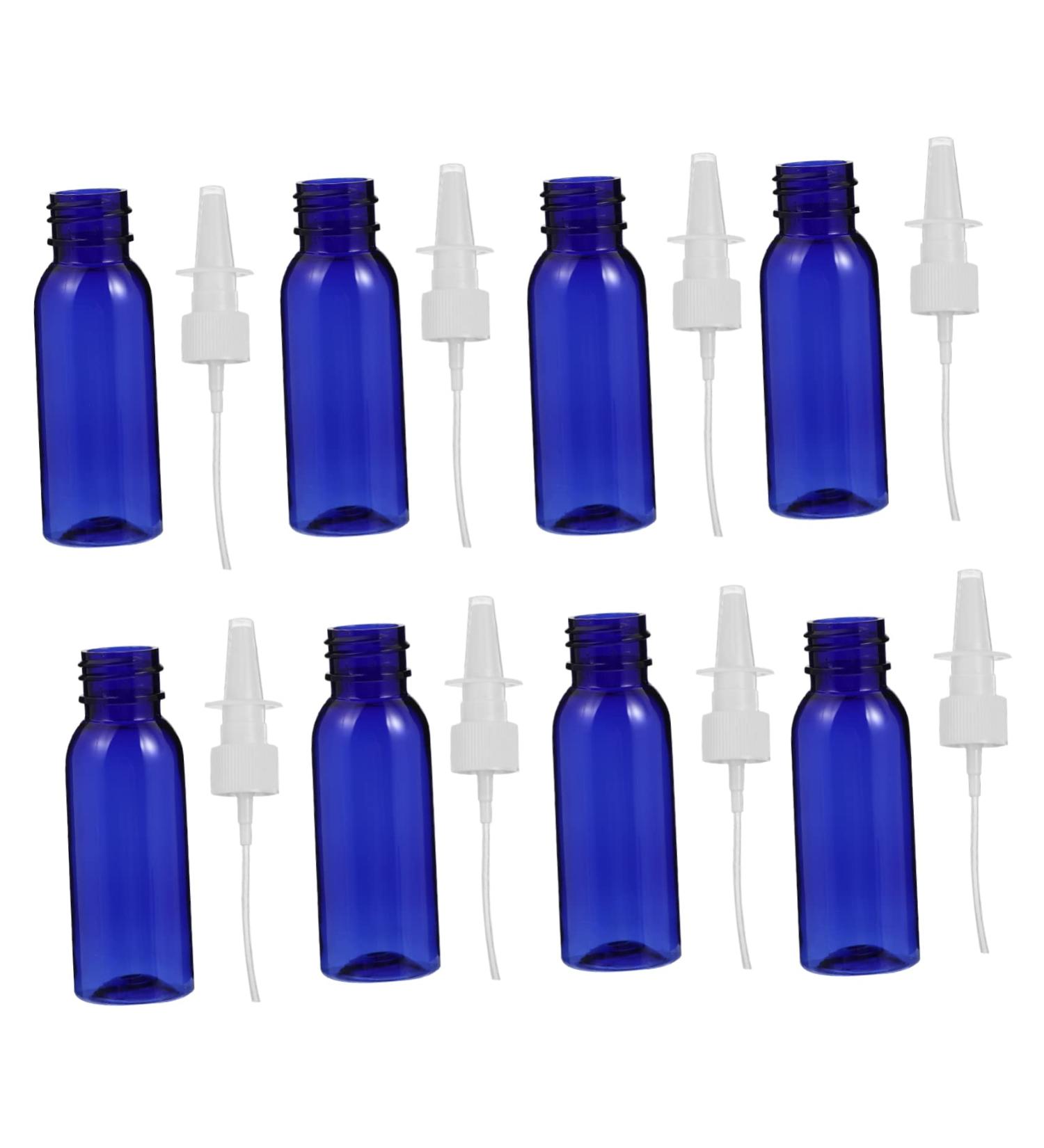 FRCOLOR 24 Pcs Round Shoulder Nasal Spray Bottles - Fine Mist Sprayer for Skincare - Travel Containers - Plastic Spray Bottles for Nasal Relief - Saline Spray Bottle - Small 12.5X2.5cm - Blue (Pack of 3) - Buy Online on GoSupps.com