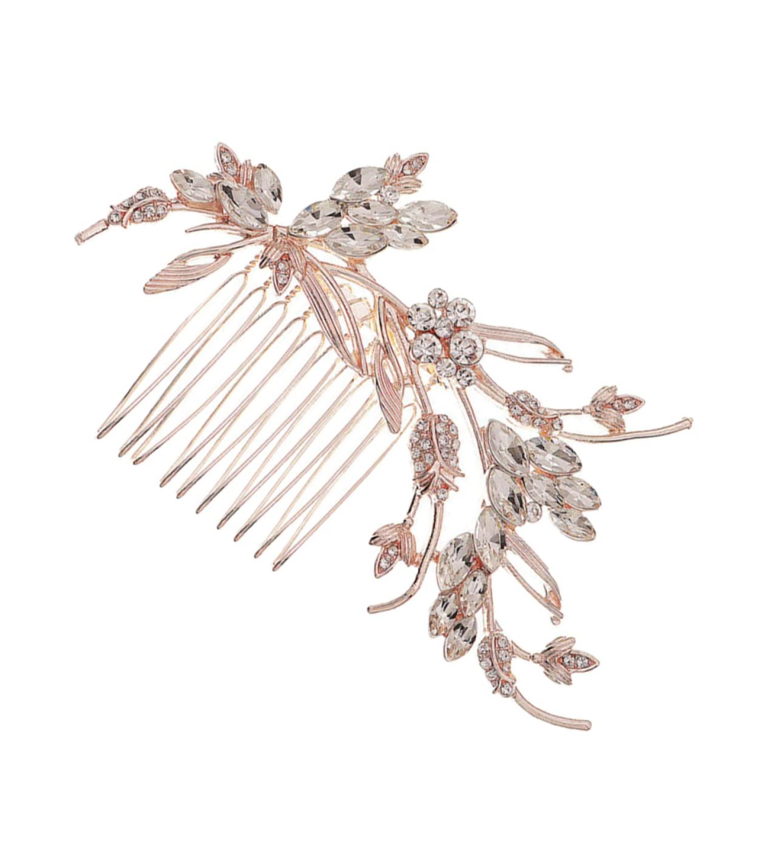 Beatifufu Bridal Comb Wedding Hair Comb Bridal Rhinestone Hair Comb Bridal Hair Comb Bride Hair Comb Bridesmaid Hair Comb Wedding Hair Accessory Crystal Hair Comb - Buy Online on GoSupps.com