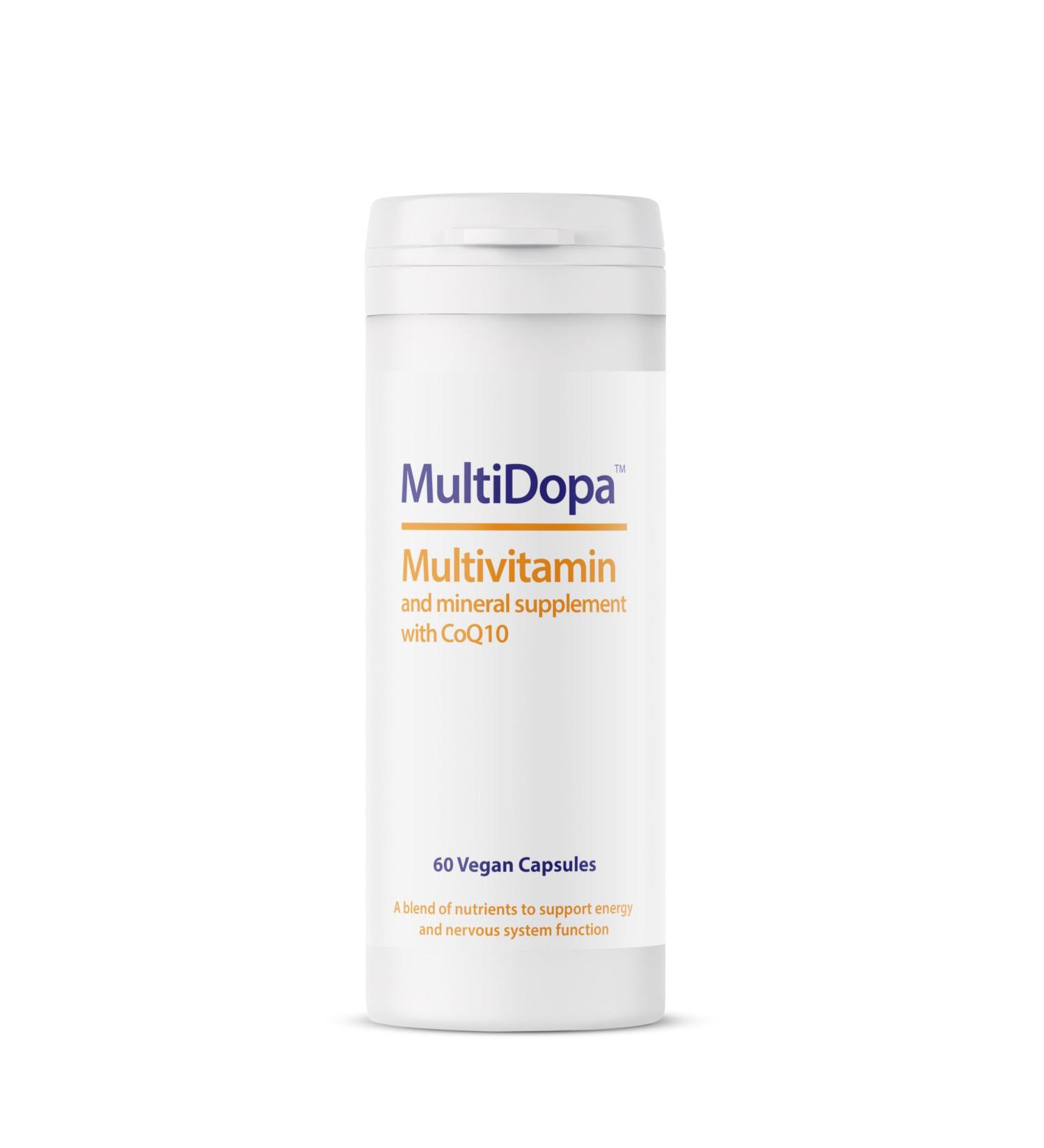 MultiDopa - CoQ10 Multi Vitamin & Mineral for Low Dopamine States