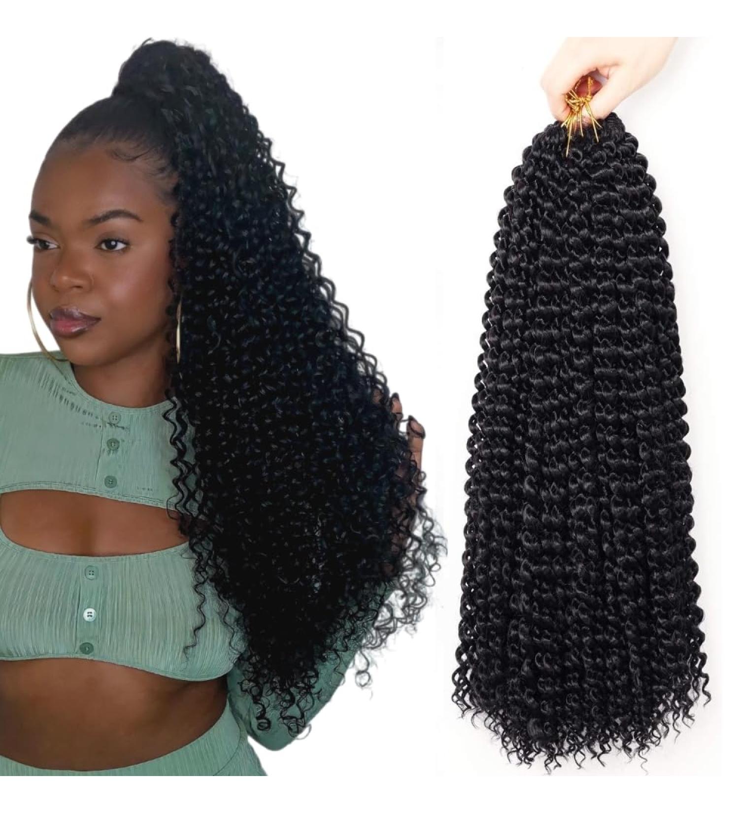 Buy 7 Packs 18-Inch Passion Twist Hair - Long Bohemian Water Wave Crochet Extensions | YDDM Hair - Buy Online on GoSupps.com