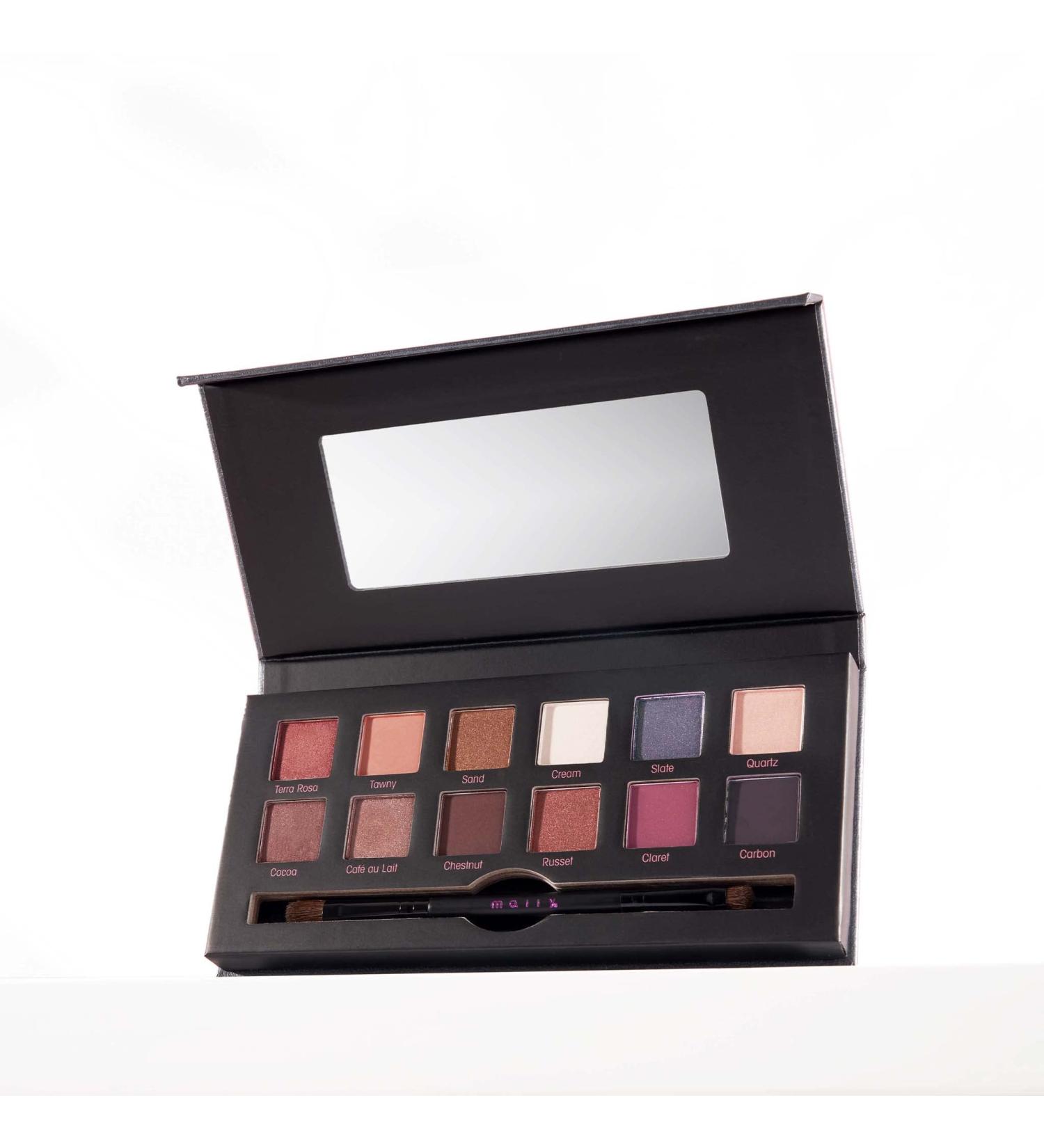 Mally Beauty Nude Attitude Eyeshadow Palette - Double-Ended Brush | Shop Internationally - Buy Online on GoSupps.com
