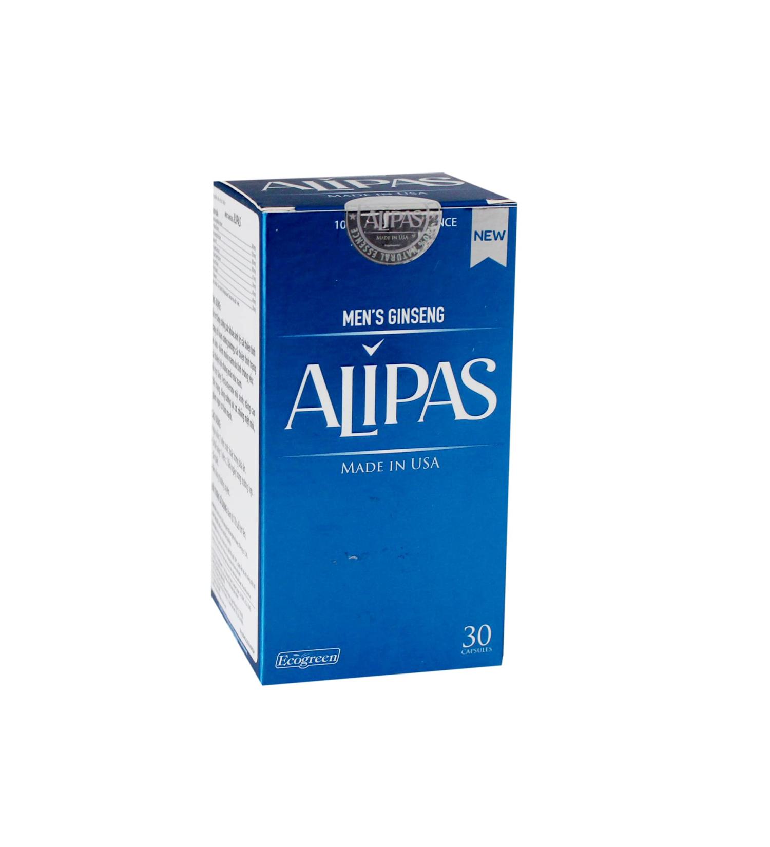 01 Boxs*30 Capsules - ALIPAS Ginseng Platinum - 100% Natutal
