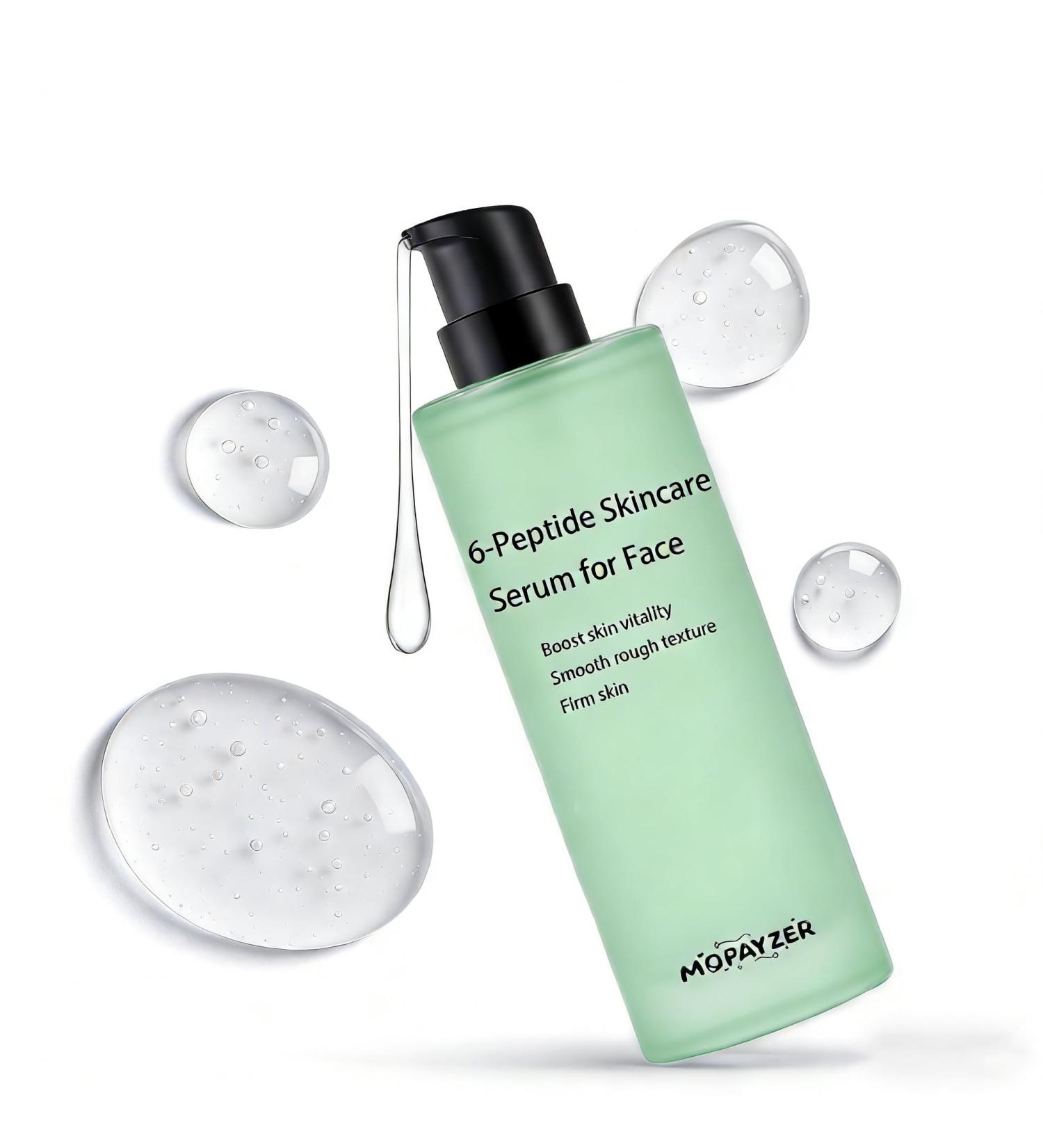 6X Peptide Skin Booster Toner Set Peptide Boosting Facial Essence for Women 2 Pcs Repairing Serum with Niacinamide & Hyaluronic Acid Reduces Fine Lines & Wrinkles Soothes Skin Korean Skin Care Unscented 2 Pcs(6 Peptide  - Buy Online on GoSupps.com