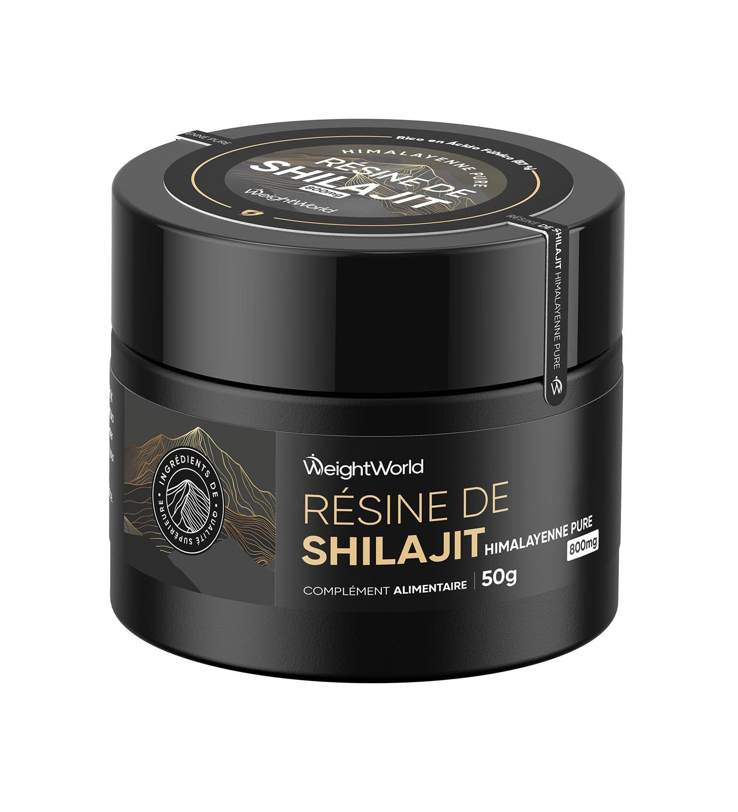  WeightWorld Himalayan Shilajit Resin Vegan 50g with 87% Fulvic Acid Non-GMO Gluten Free 800mg Per Serving Alternative to Organic Himalayan Shilajit and Capsules Spoon Included - Buy Online on GoSupps.com