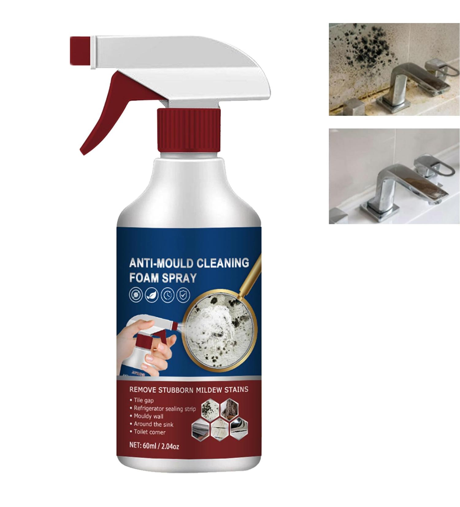 Household Wall Cleaner Mould Foam Spray Cleaner Mould Foam Spray Mould Remover for Bathroom Foam Spray Mould and Mildew Removal Spray for Kitchen and Bathroom Powerful Multi-purpose Foam Cleaner - Buy Online on GoSupps.com