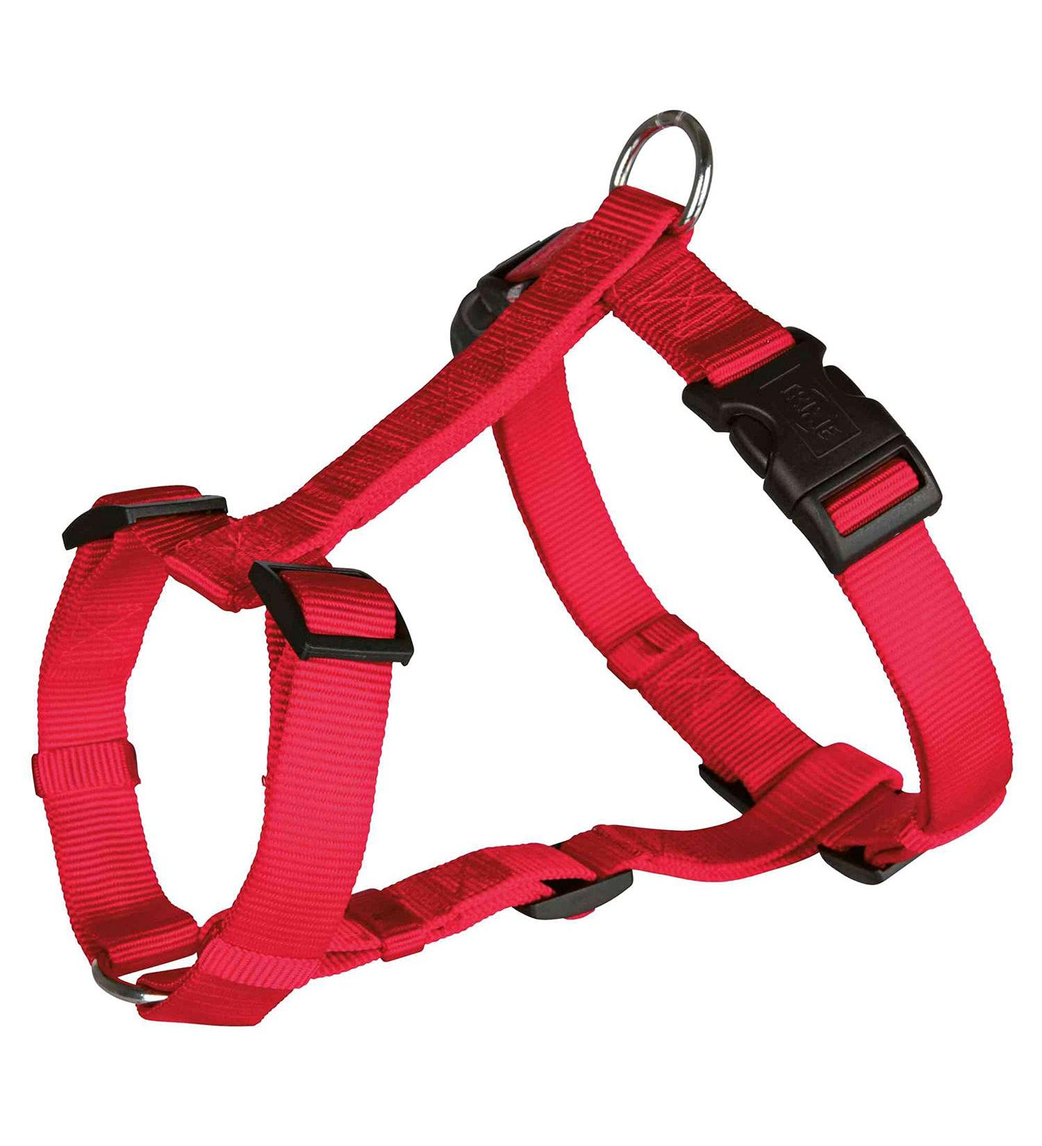 Trixie Classic H-dishes size S- M: breast circumference 40 65 cm/15 mm in red- adjustable guide dishes with breaststeg neck and belly belt for small dogs 14313 multicolored S-M