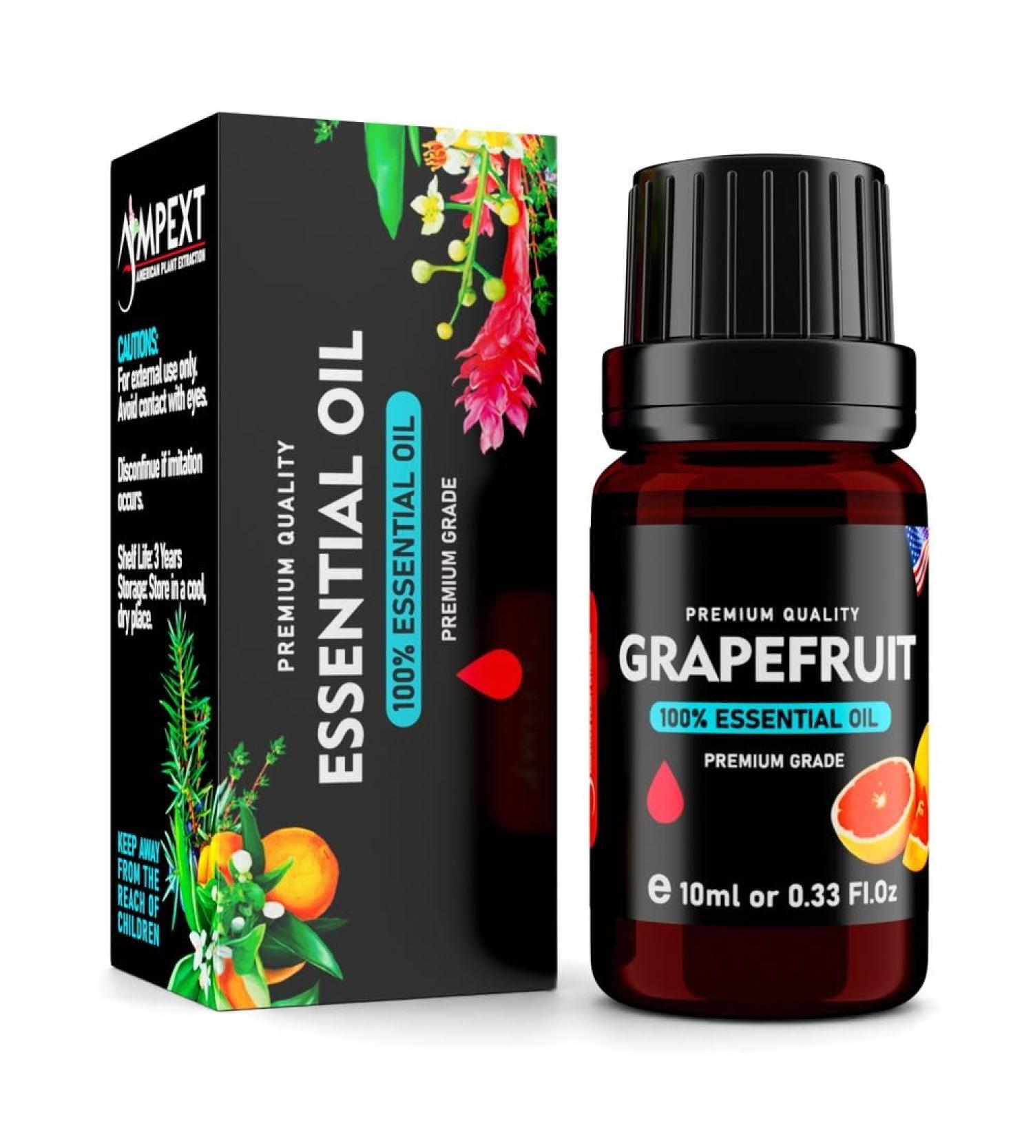 Grapefruit (Citrus paradisi) 100% Pure Essential Oil Select Grade 10ml - Buy Online on GoSupps.com
