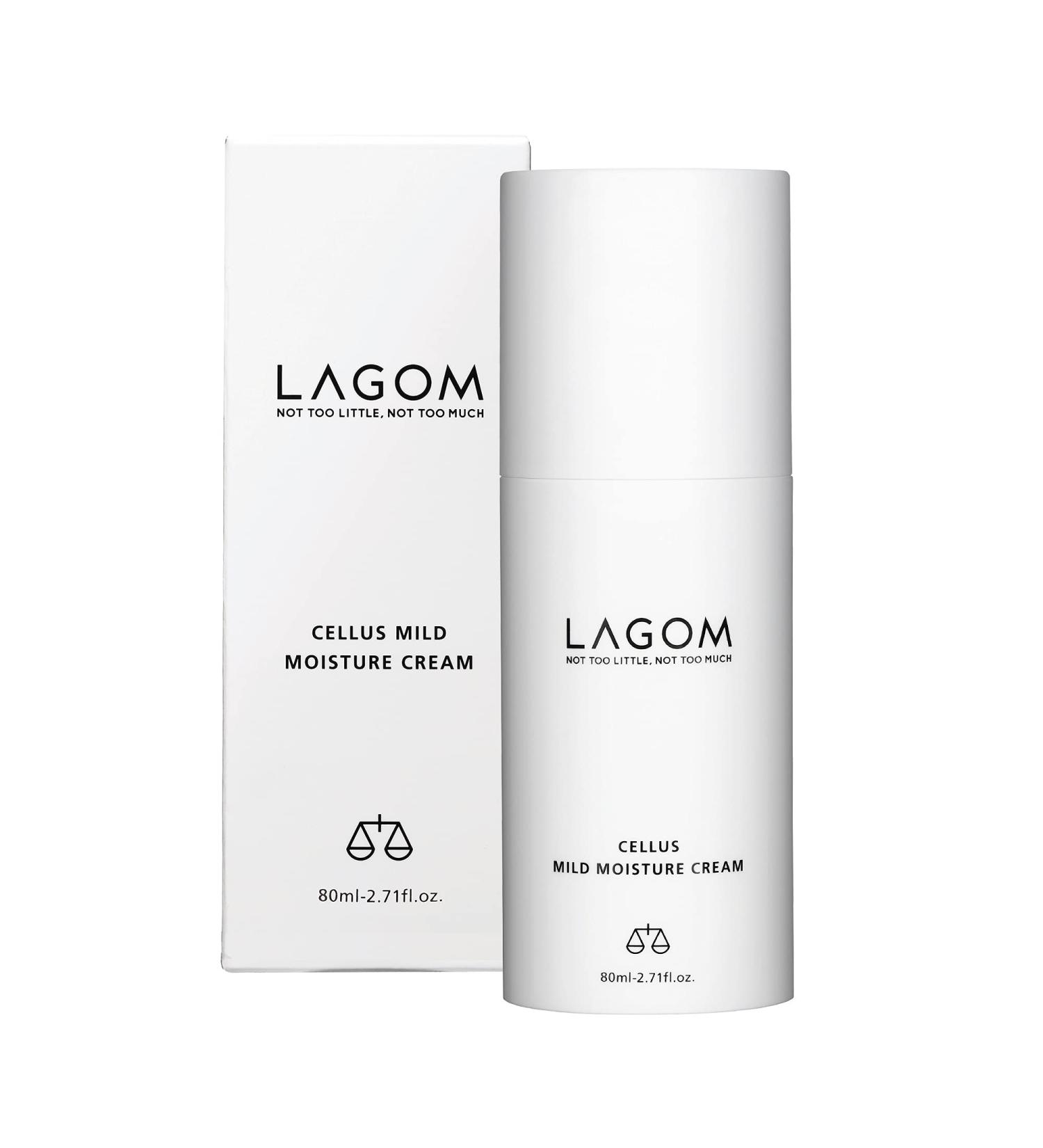 LAGOM Cellus Mild Moisture Cream with D-panthenol Natural Moisturizer Hypoallergenic Fragrance-Free Refreshing Herbal Face Lotion for Sensitive Skin 2.71 Fl Oz - Buy Online on GoSupps.com