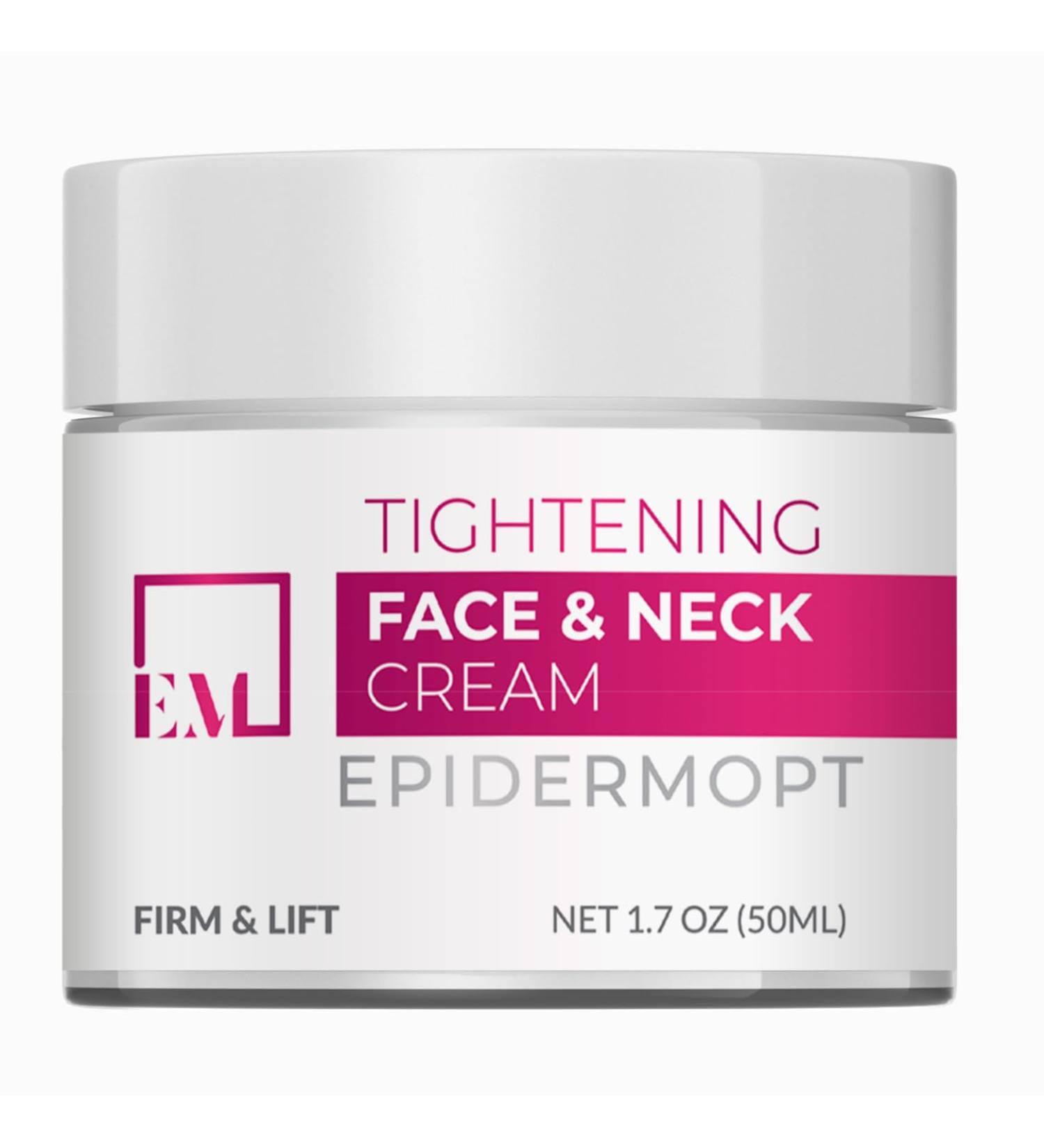 EpidermOpt Neck Firming Cream Anti-Aging Moisturizer for Face Neck and Chest 1.7 Oz Tightening and Lifting Formula - Buy Online on GoSupps.com