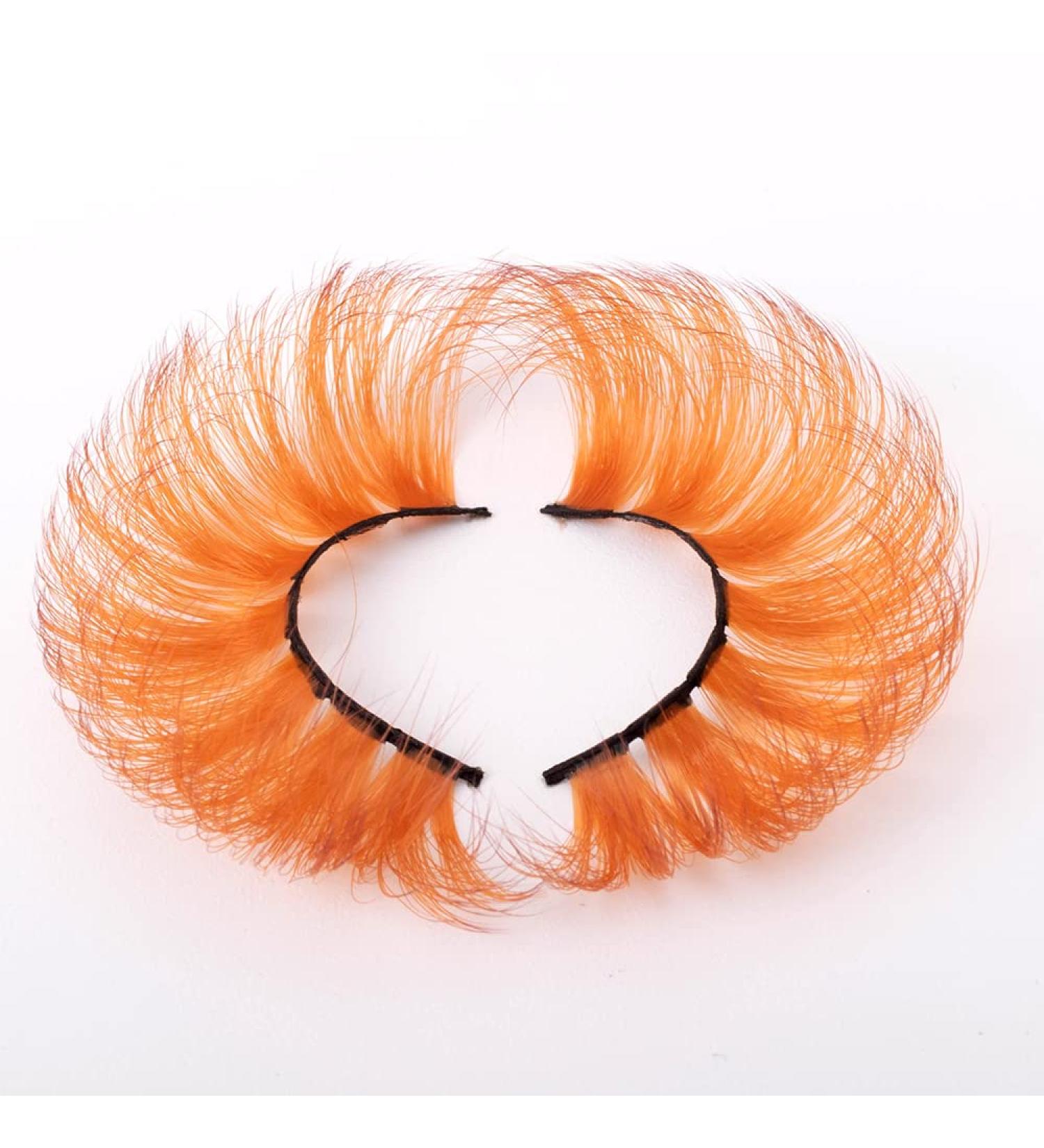 KFZR Ombre Lashes Gradient False Eyelashes Colored Eyelash Colorful Blue Purple Orange Pink Green Extension D Curl 1 Pair Eye Lashes (C119) - Buy Online on GoSupps.com