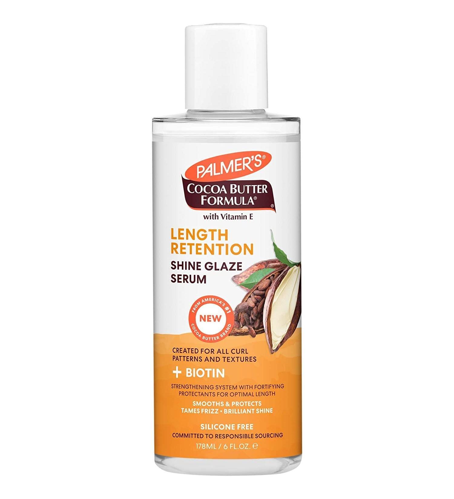 Palmer's Cocoa Butter & Biotin Length Retention Shine Glaze Serum  6 Ounce