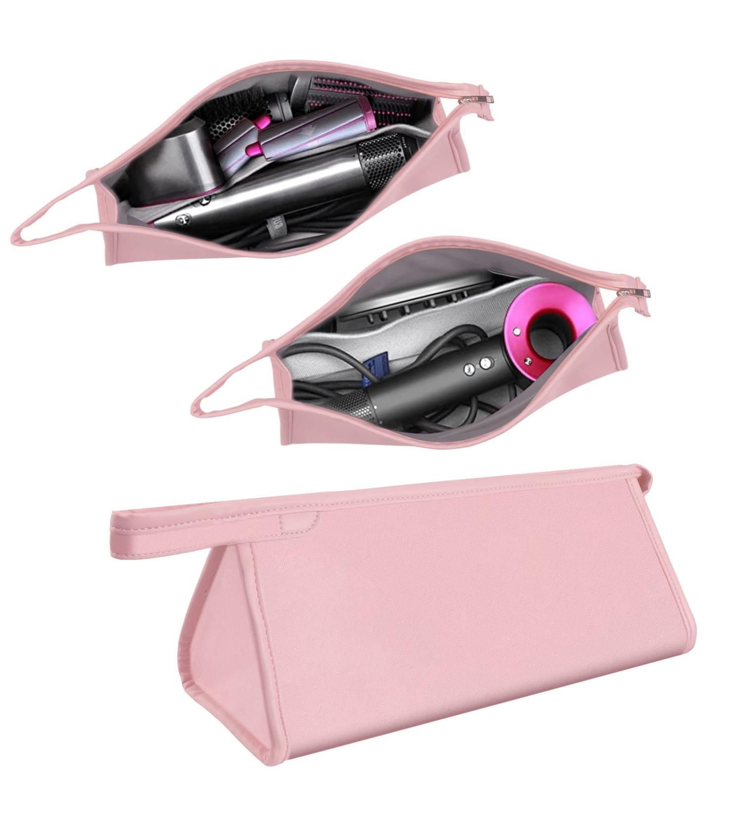 Dyson Airwrap Styler/Shark Flexstyle Travel Case - Pink | Waterproof & Anti-scratch Carrying Bag for Dyson Hair Dryer | Shockproof Organizer for Travel - Buy Online on GoSupps.com