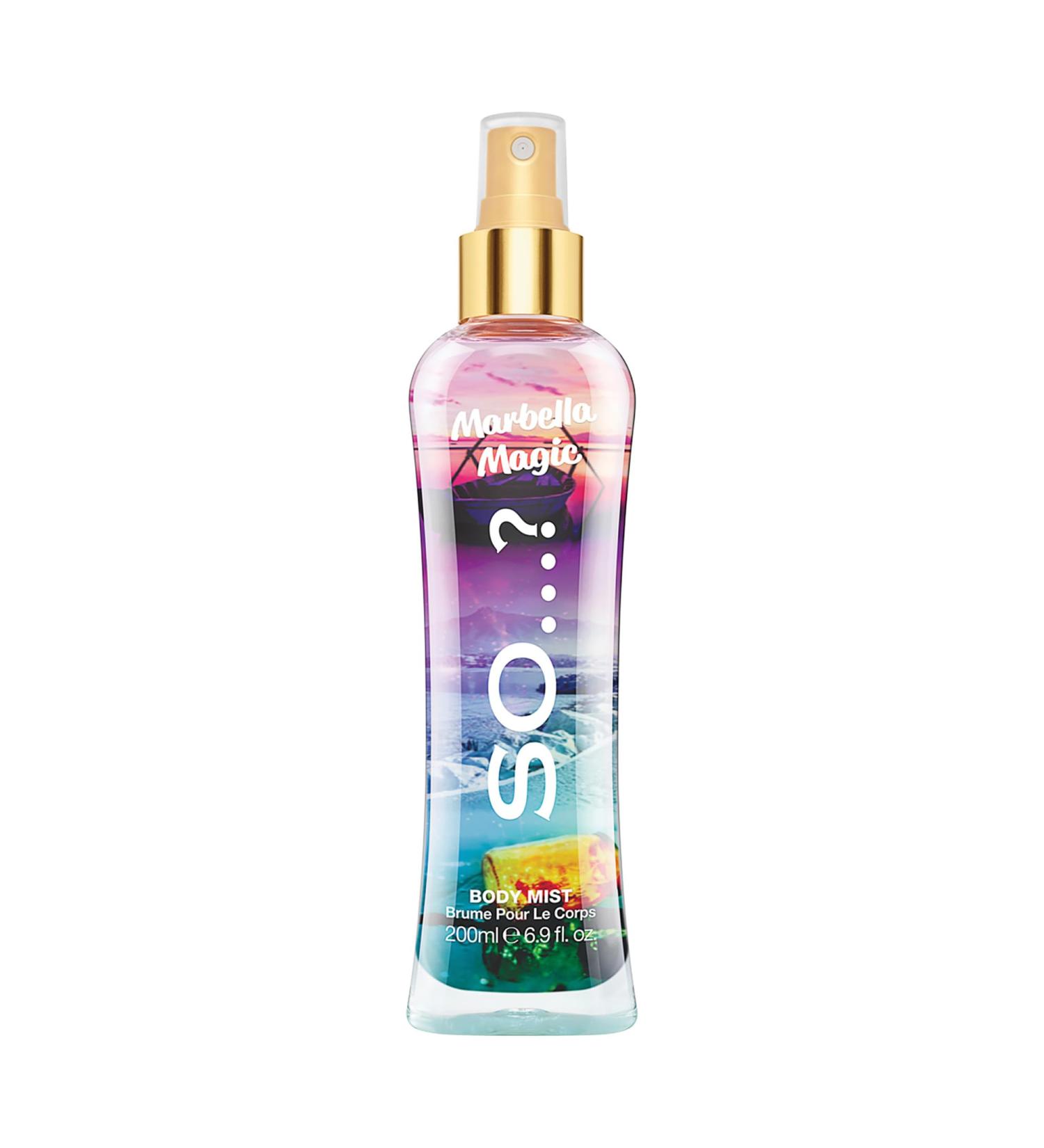 So Marbella Magic Body Mist Fruity Floral Body Spray for Women - Perfume for Women with Mango Vanilla Musk Notes - Gifts for Women - 6.9 oz 6.9 Fl Oz (Pack of 1) Marbella Magic - Buy Online on GoSupps.com