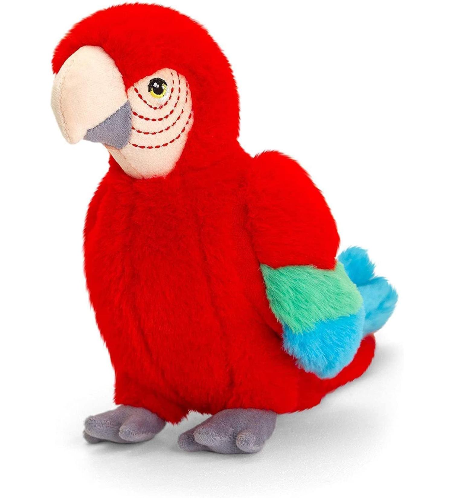 Deluxe Paws Plush Eco Toy - 100% Recycled, Cuddly Soft (Parrot) - Buy Online on GoSupps.com