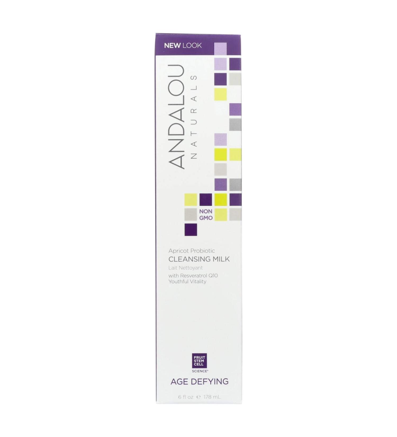 Andalou Naturals Apricot Probiotic Cleansing Milk 6 fl.oz