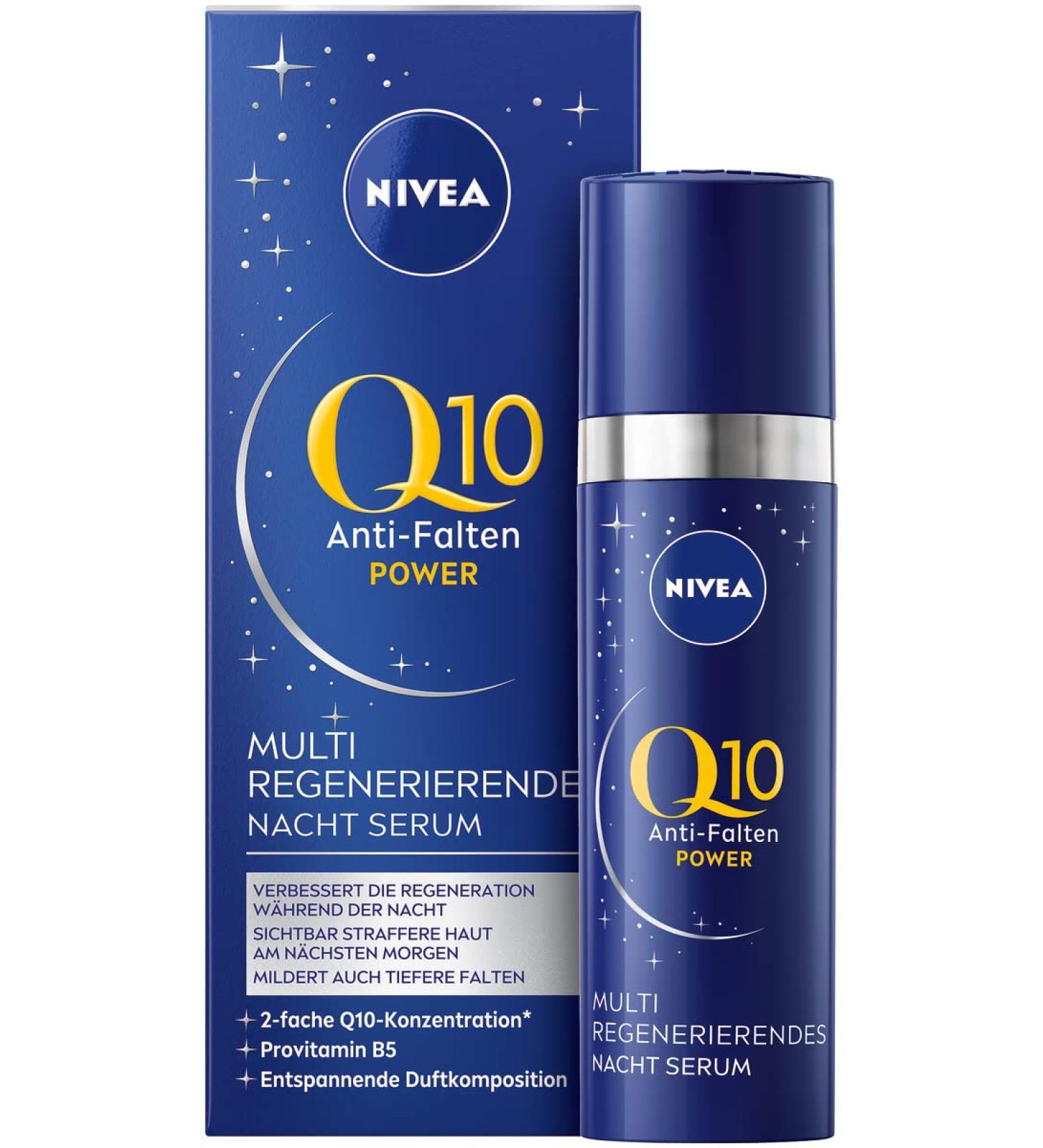 NIVEA Q10 Multi Regenerating Strengthening Night Cream 30 ml - Buy Online on GoSupps.com