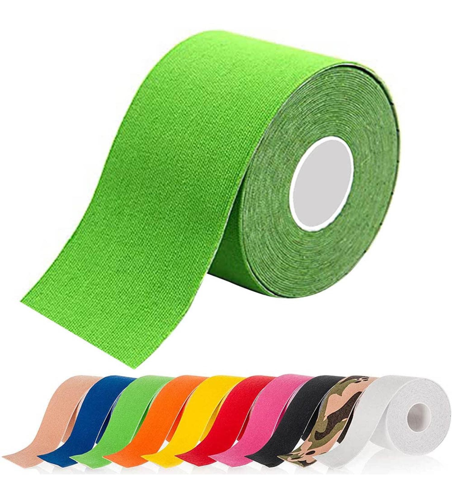ATETEO Kinesiology Tape - Light Green M Size - 5m x 3.8cm - Buy Online on GoSupps.com