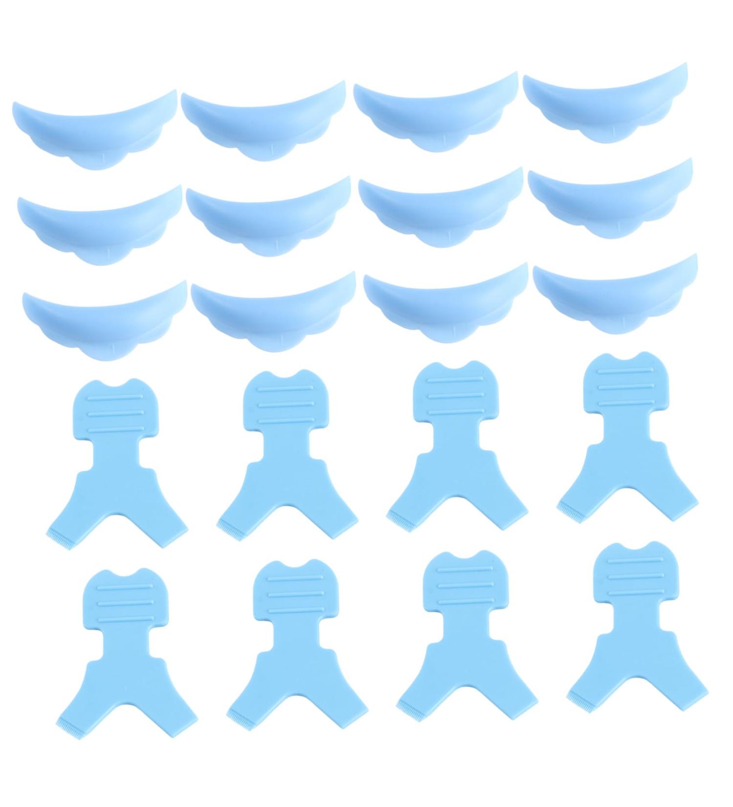 20 Pairs Eyelash Silicone Patches - Perfect for Eyelash Perming Curling & Grafting - Durable Lash Lift Pads 4.5x1.4cm - Buy Online on GoSupps.com