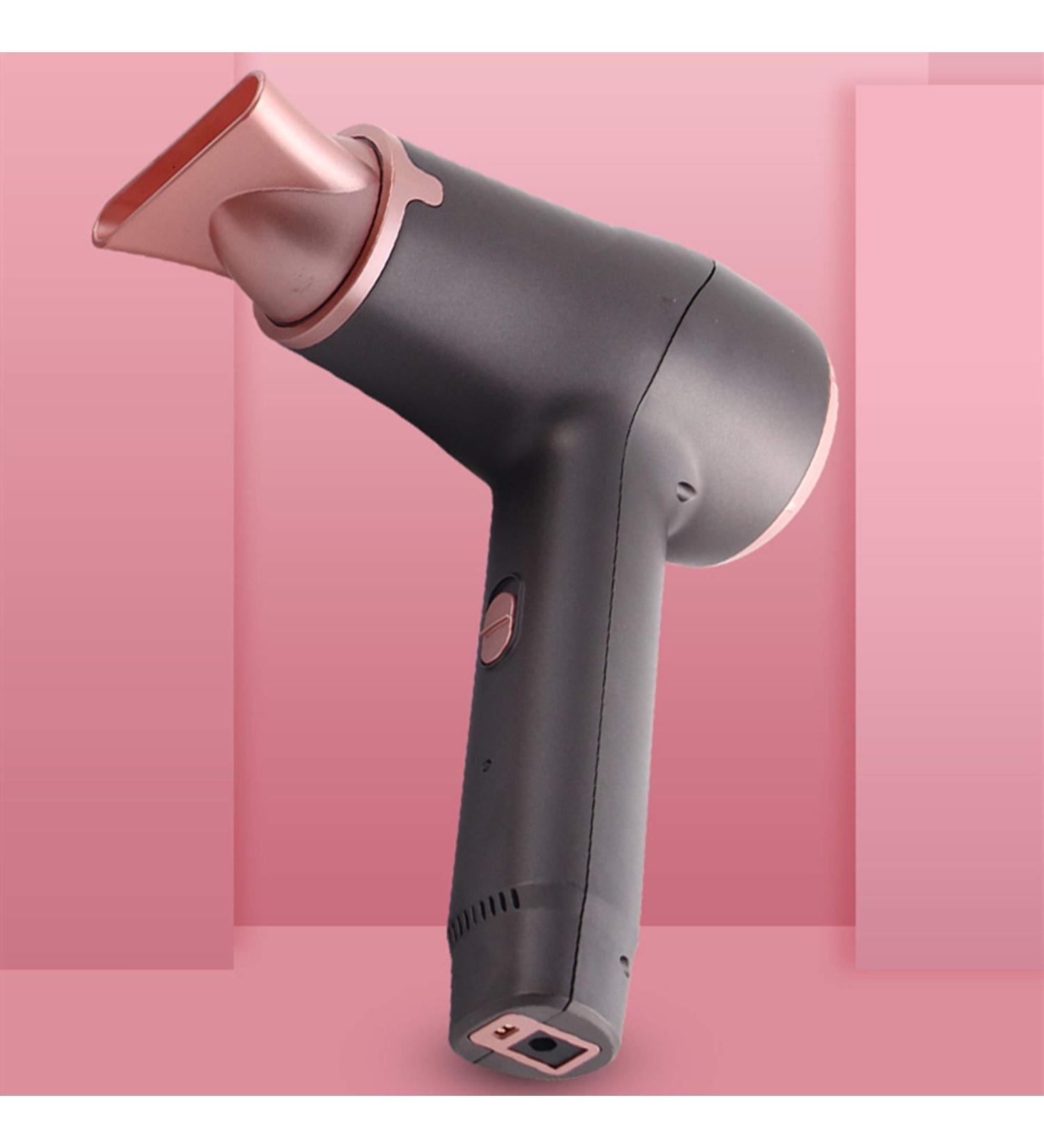 Cordless Hair Dryer with Charging Base Portable Travel Hair Dryers Lightweight Blow Dryer Rechargeable Wireless Hair Dryer Hot/Cold Air Gifts for Women/Mom Rose Gold - Buy Online on GoSupps.com