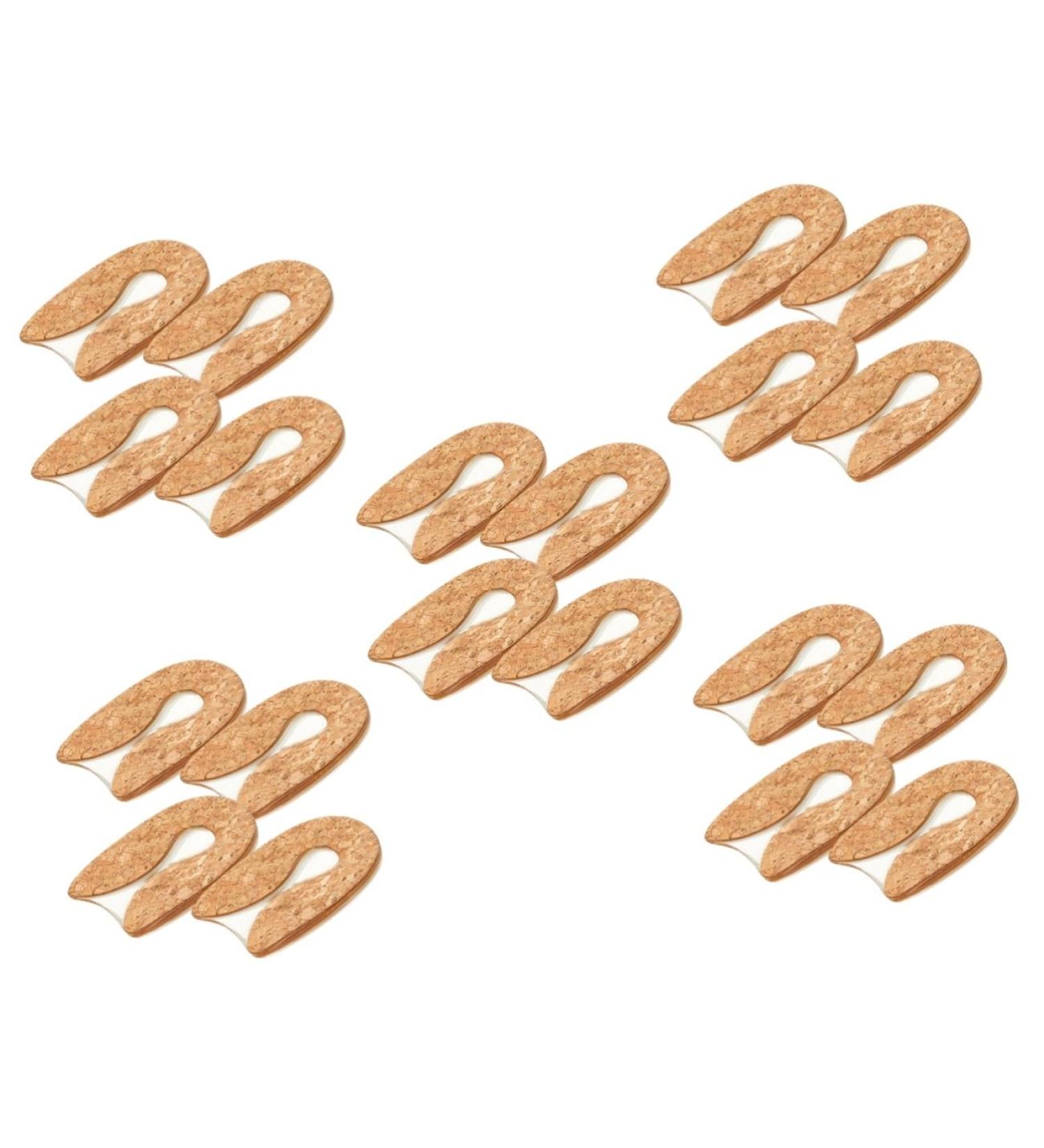 Healvian 10 Pairs Transparent Heel Pad - Silicone Heel Cushion Inserts for High Heels | Achilles Tendonitis Relief for Men & Women - Buy Online on GoSupps.com