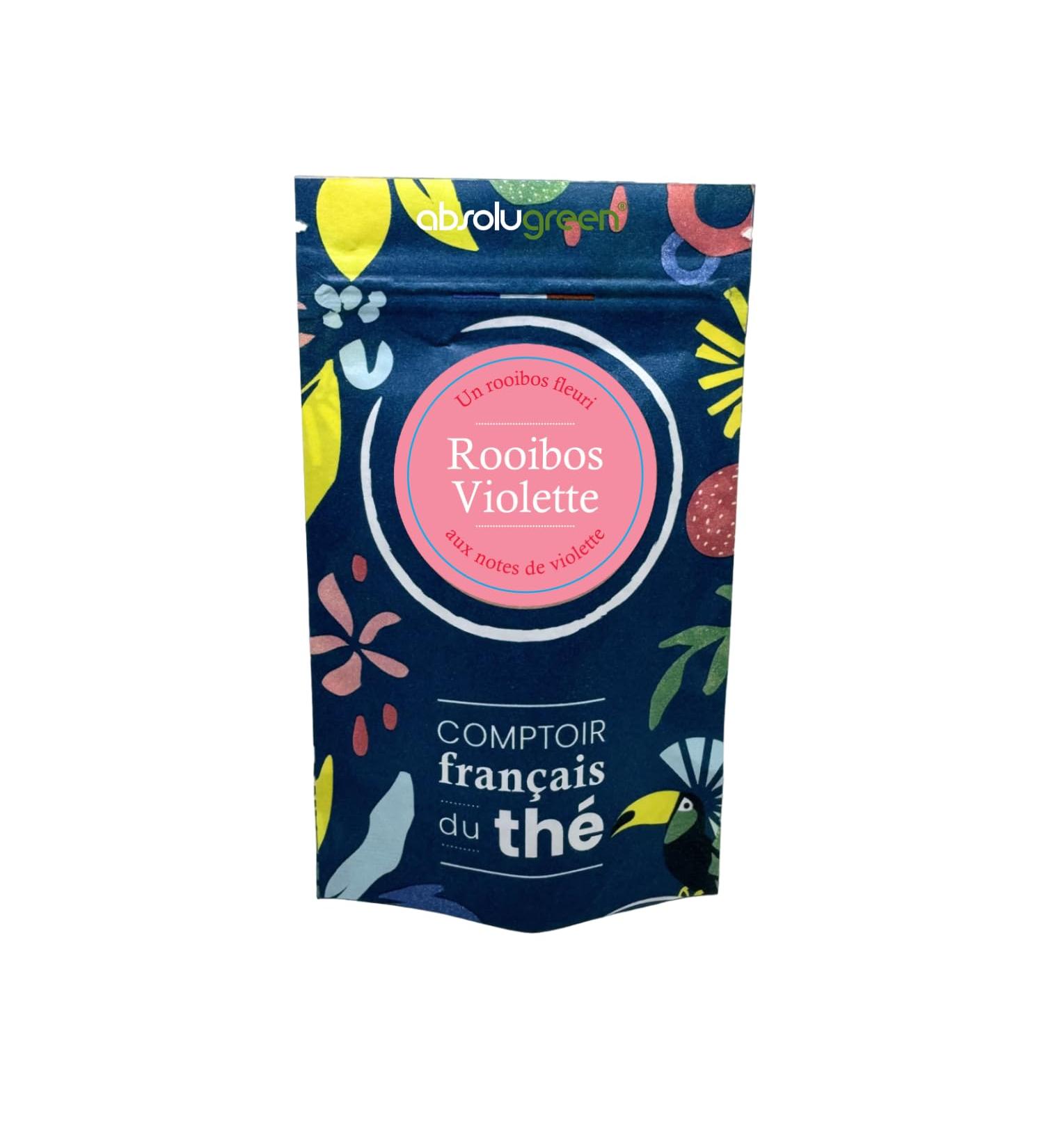 Rooibos Violet Flavor - French Tea Counter - Violet Rooibos - French House - Loose Tea - Buy Online on GoSupps.com