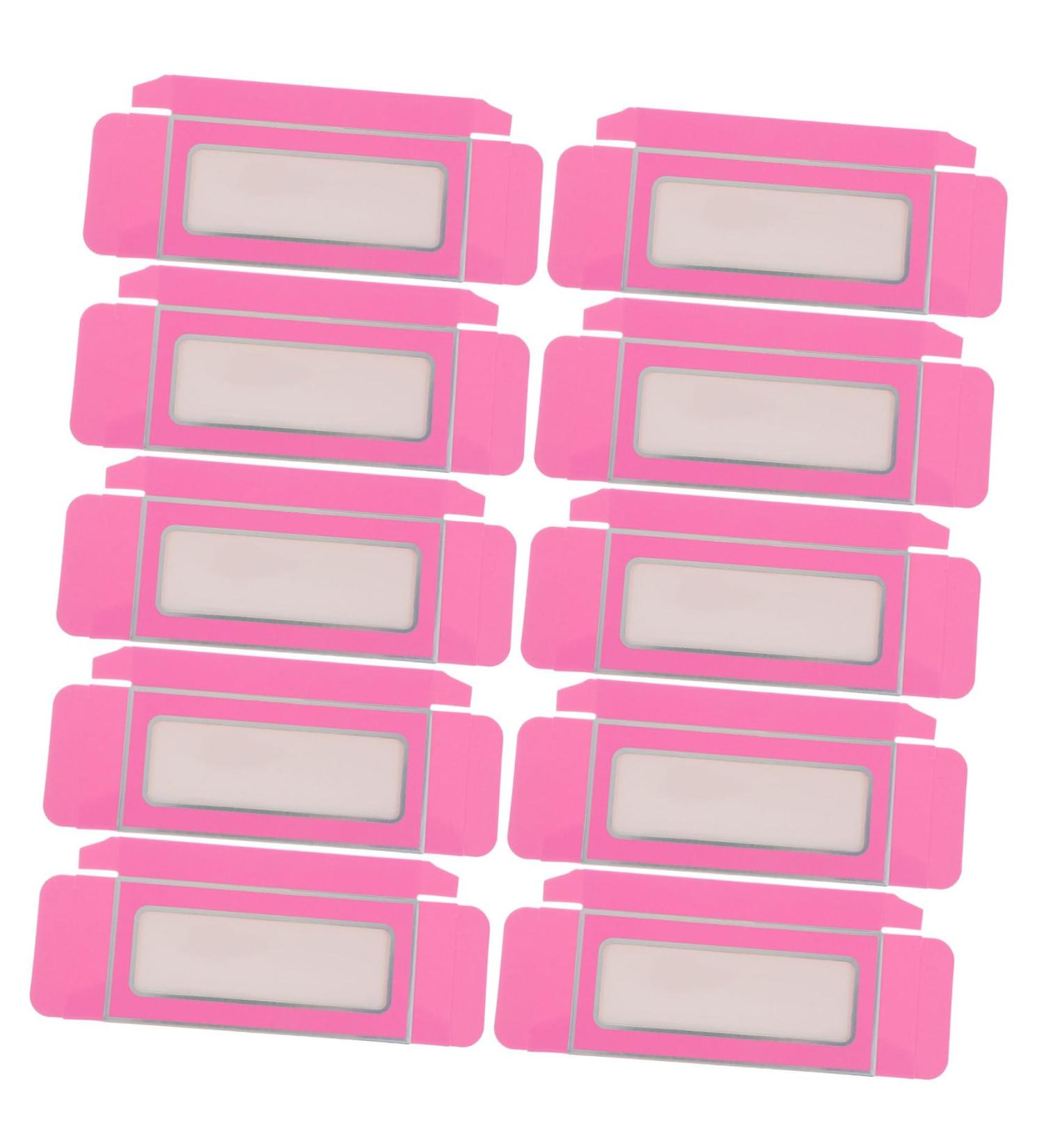 Buy Minkissy 30pcs False Eyelash Box - Perfect Organizer for Fake Lashes | Empty Lash Holder Case - Pink Cosmetic Storage - Buy Online on GoSupps.com