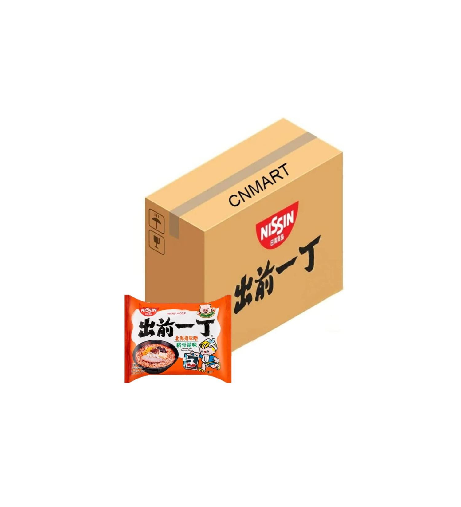 Nissin Hokkaido Miso Tonkotsu Flavour Demae Ramen Instant Noodle 100g (Pack of 30) by CNMART - Buy Online on GoSupps.com
