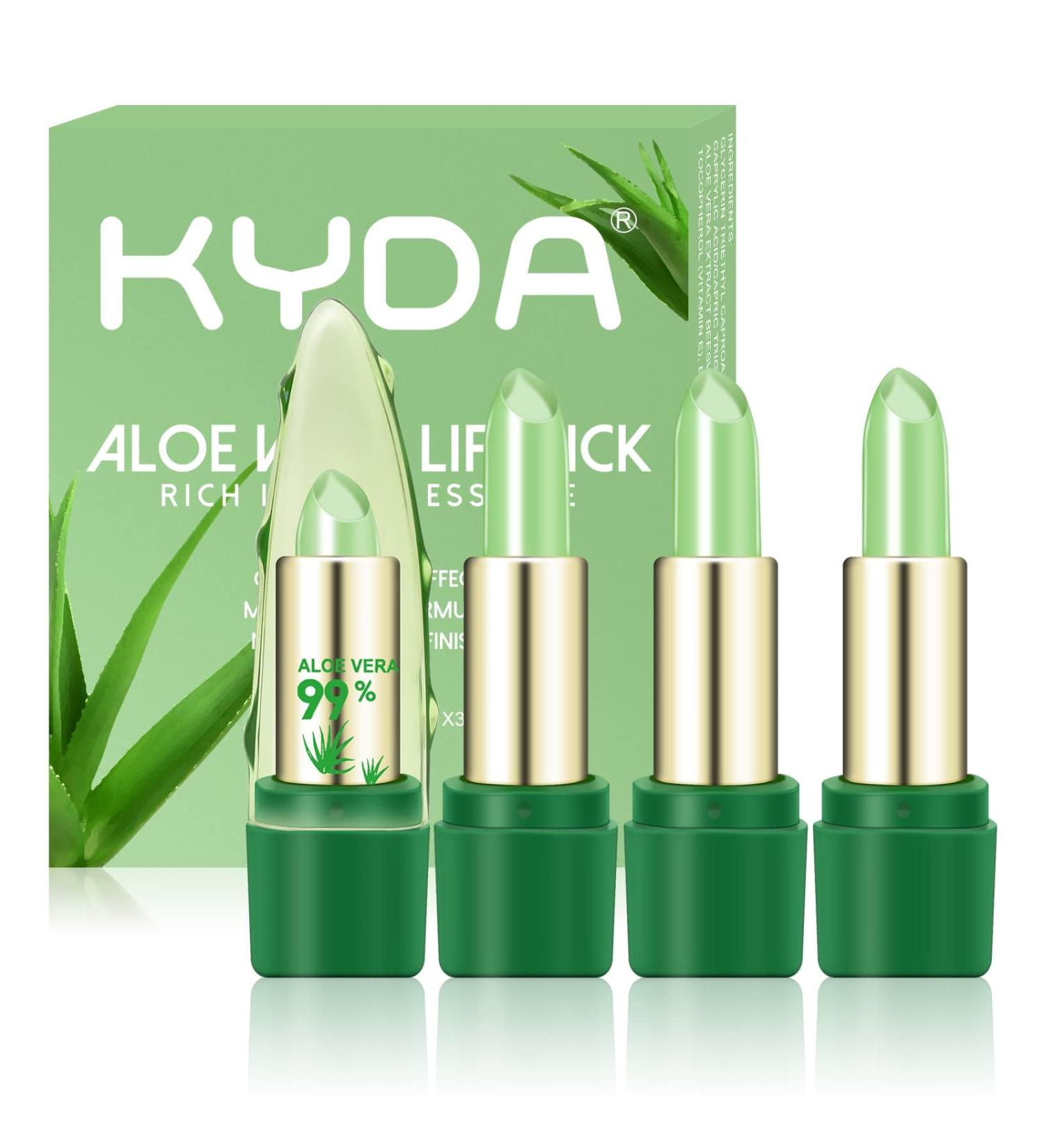 Freeorr Aloe Vera Jelly Lipstick Set - 3 Color-Changing Moisturizing Lip Balms (3 Pieces 3.5g) - Buy Online on GoSupps.com