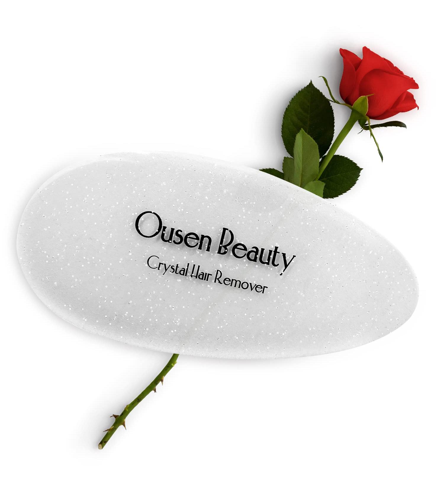 Crystal Hair Remover for Women Men - Painless Exfoliation & Hair Removal Stone - Reusable & Washable - Soft Smooth Silky Skin - Suitable for Arms, Legs, Back & Body - Buy Online on GoSupps.com