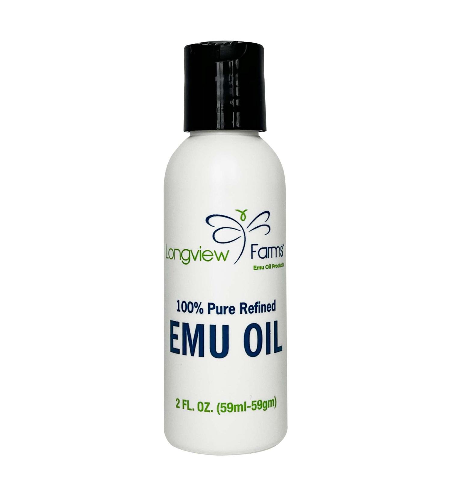 100% Pure Organic Emu Oil - Hair & Body Oil for Healing Pain Relief & Hair Growth | Premium Quality | 2 Fl. Oz - Buy Online on GoSupps.com