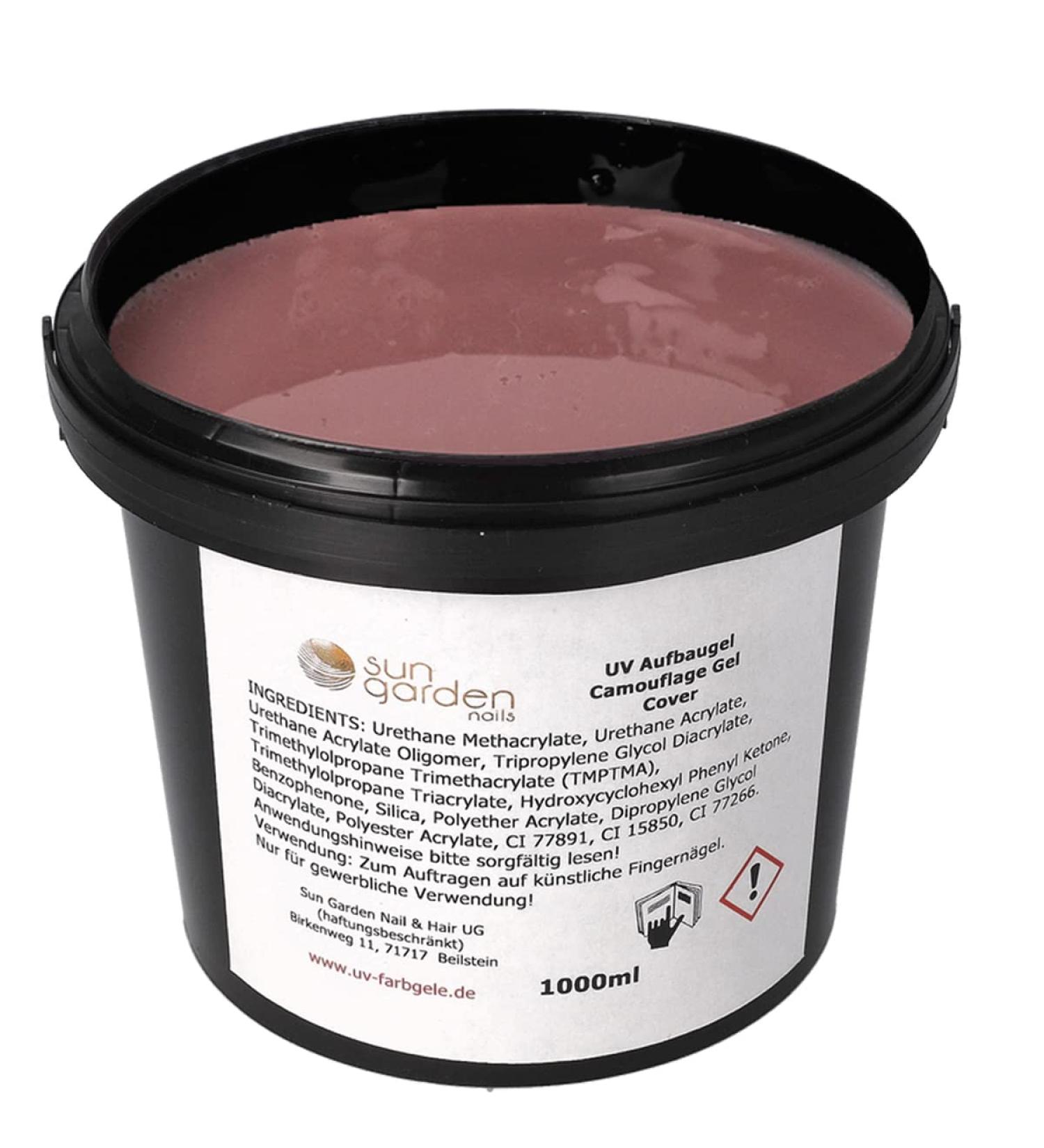 UV Cover Gel 1000ml | Builder Gel for Nail Art | 1L Nude Gel for Gel Nails & Nail Modeling - Buy Online on GoSupps.com