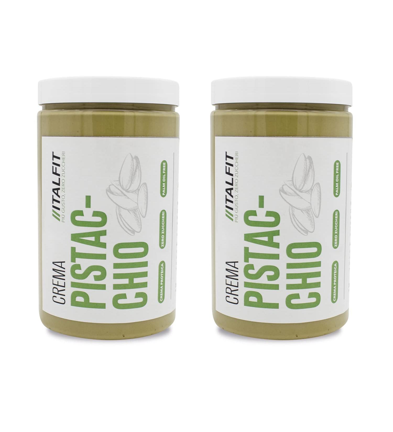 Protein spread without added sugar to pistachio without preservatives or dyes gluten or palm oil handmade product of Sicilian origin - Buy Online on GoSupps.com