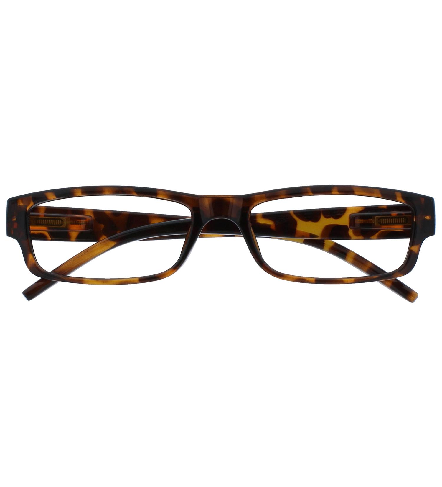 Brown Tortoiseshell Lightweight Reading Glasses +2.00 Magnification - Unisex Comfortable Readers R32-2 - Buy Online on GoSupps.com