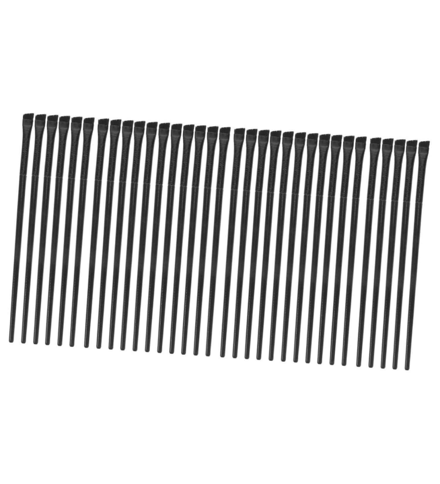 Baluue 36 Pcs Eyeliner Brush Eye Shadow Brush Women Eyeliner Brush Brow Brushes for Eyebrows Black  - Buy Online on GoSupps.com