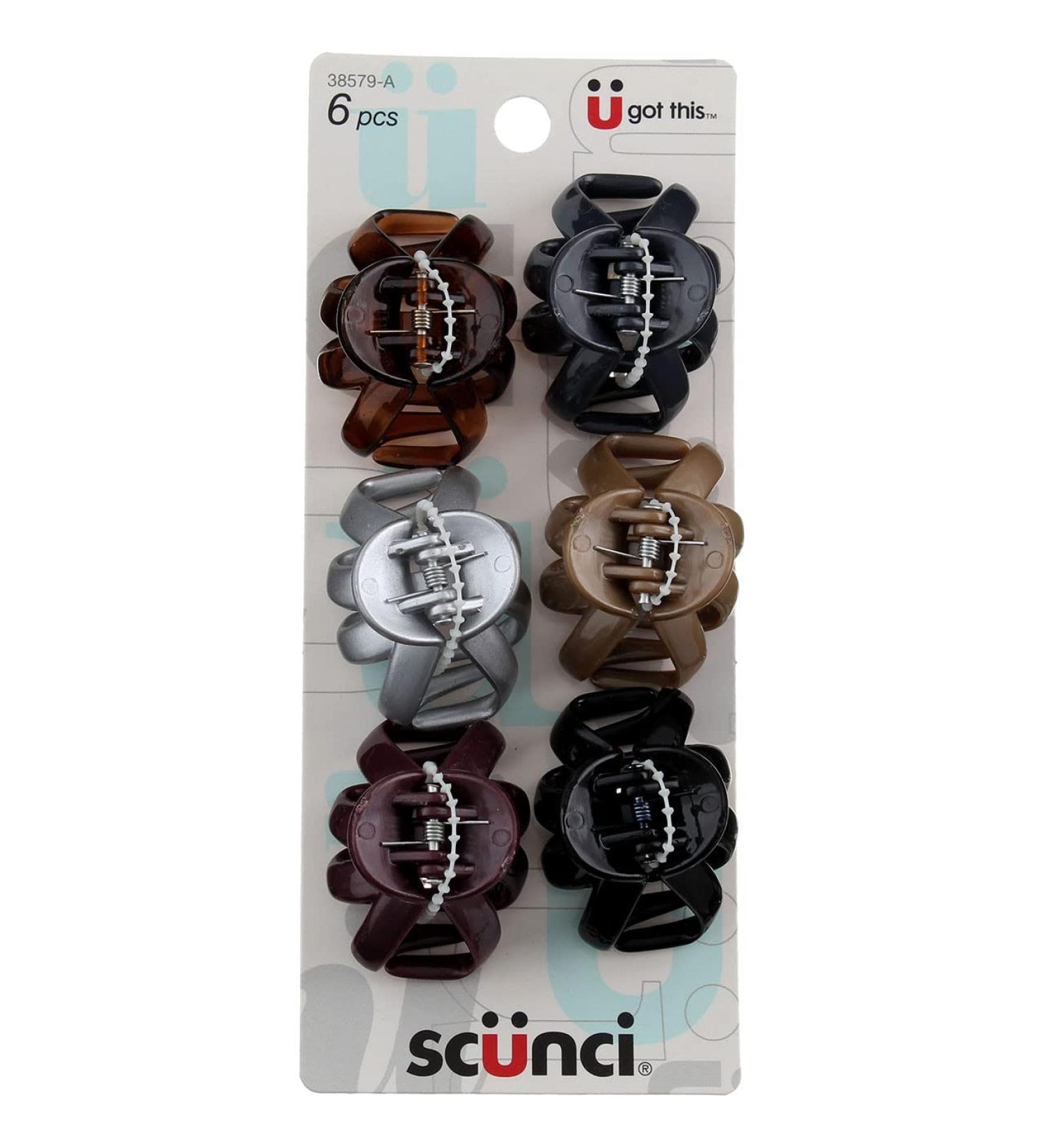 Scunci Beauty Octopus Jaw Clips 6 Pack - Effortless Beauty Hair Accessories - Buy Online on GoSupps.com