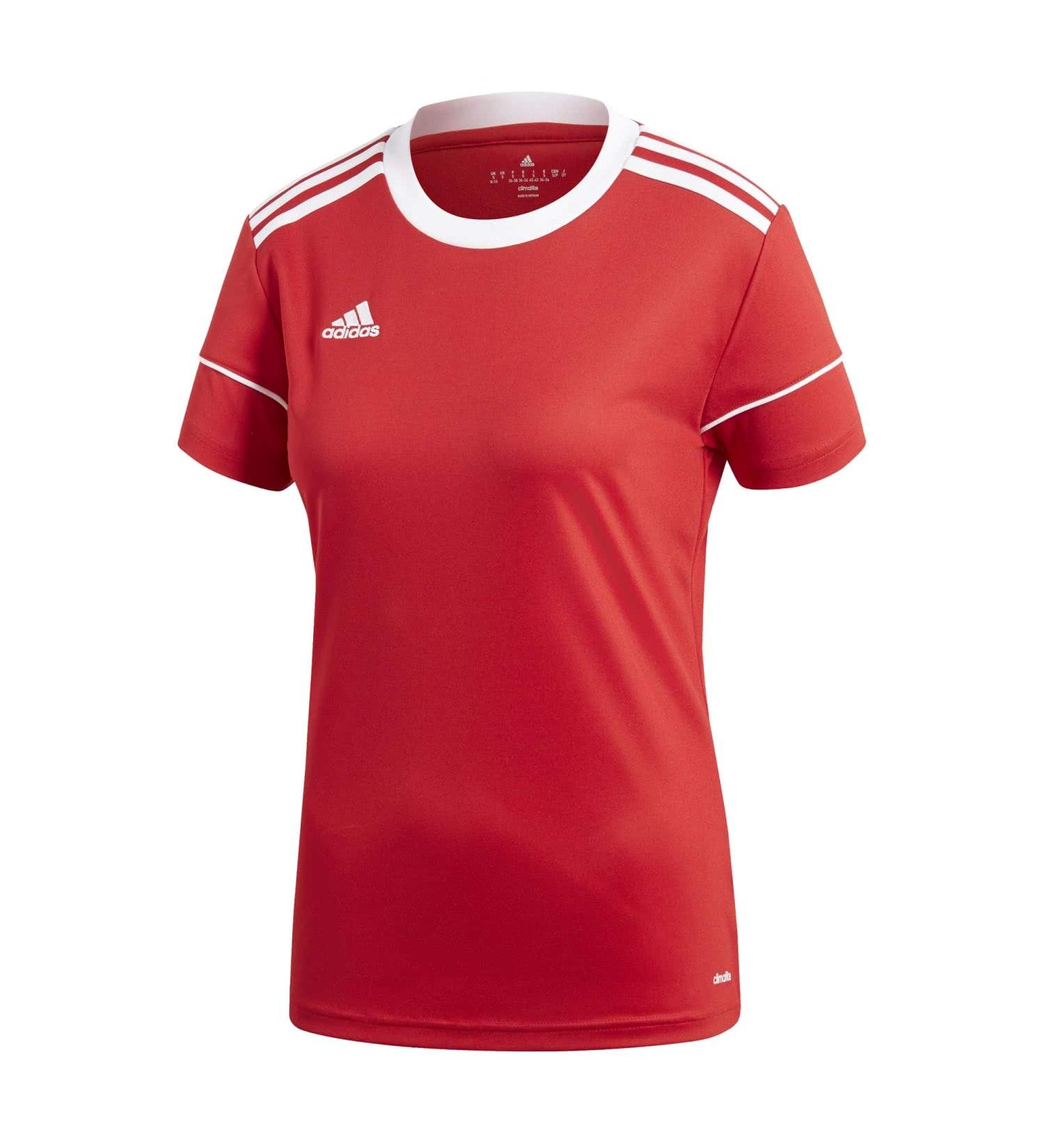 adidas Women's Squadra 17 Short Sleeve Jersey XS Power Red White