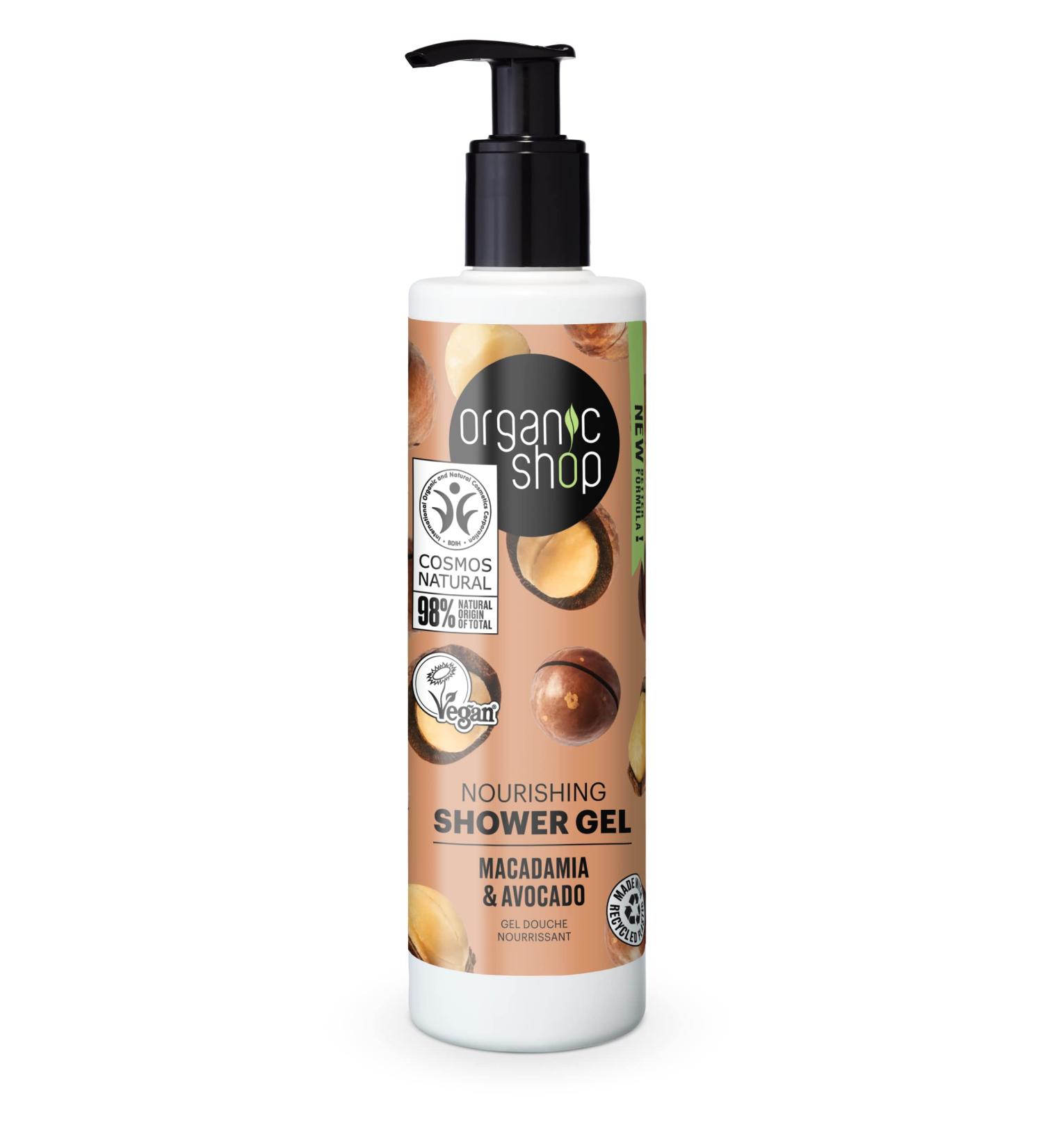 Buy Nourishing Macadamia & Avocado Shower Gel 280ml - Moisturizing Body Wash for Soft Skin - International Shipping Available - Buy Online on GoSupps.com