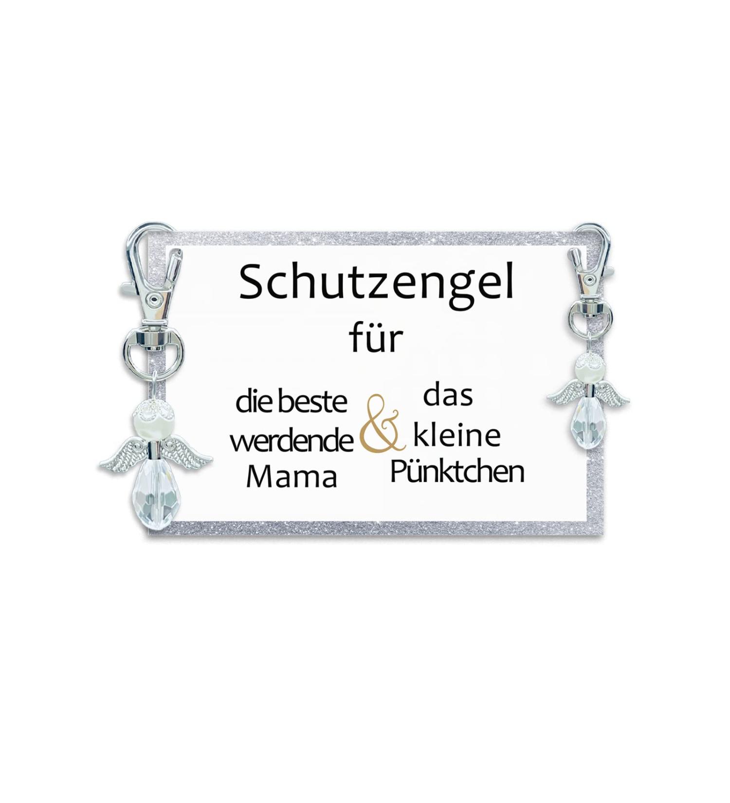 Guardian Angel Keychain Gift for Expectant Moms | Lucky Charm for Pregnancy | Ideal Baby Shower Gift - Buy Online on GoSupps.com
