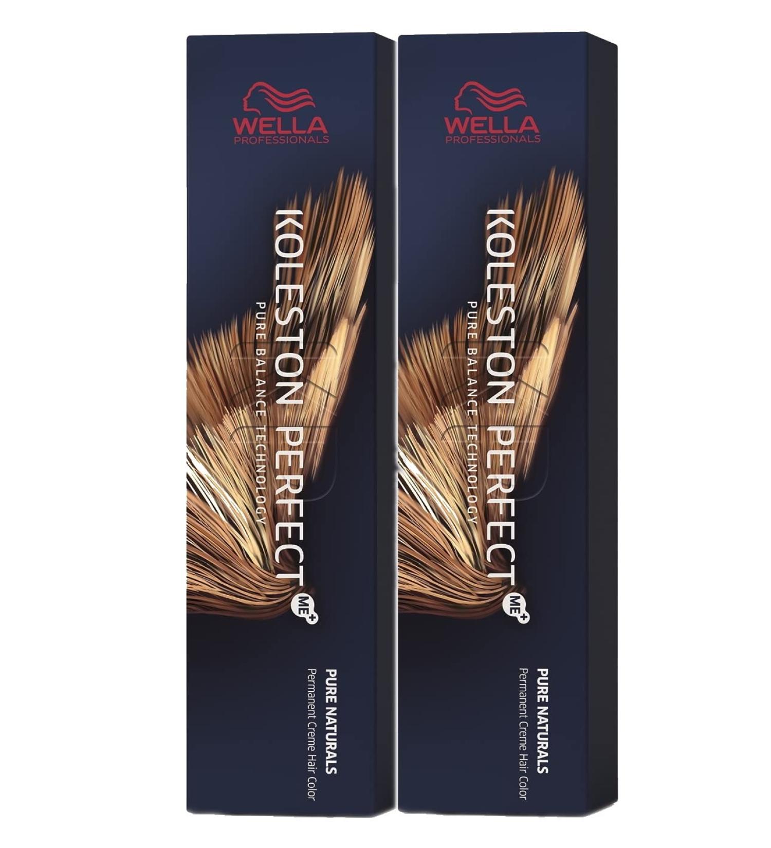Wella Professionals Wella Koleston Perfect Me KP Pure Naturals 9/01 Light Blonde Natural Ash 2-pack