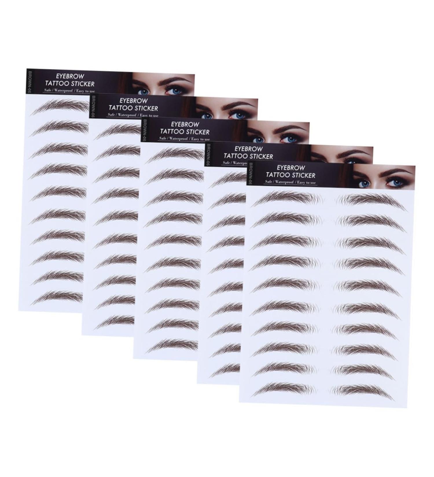 Beavorty 10 Pcs Eyebrow Stickers Hair Eyebrows Stickers Eyebrows Grooming Sticker Eyebrow Grooming Stickers Lady Tools Stickers Blush Makeup Eyebrow Stickers Trimming - Buy Online on GoSupps.com