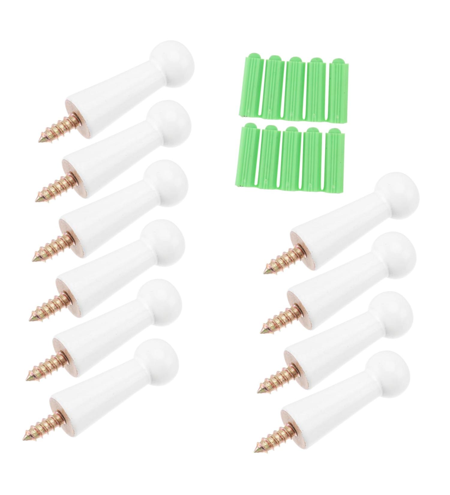 Alipis 20 Pcs Wooden Coat Hook Heavy Duty Hooks Wood Hangers Natural Wood Wall Durable Hook Storage Aisle - Buy Online on GoSupps.com