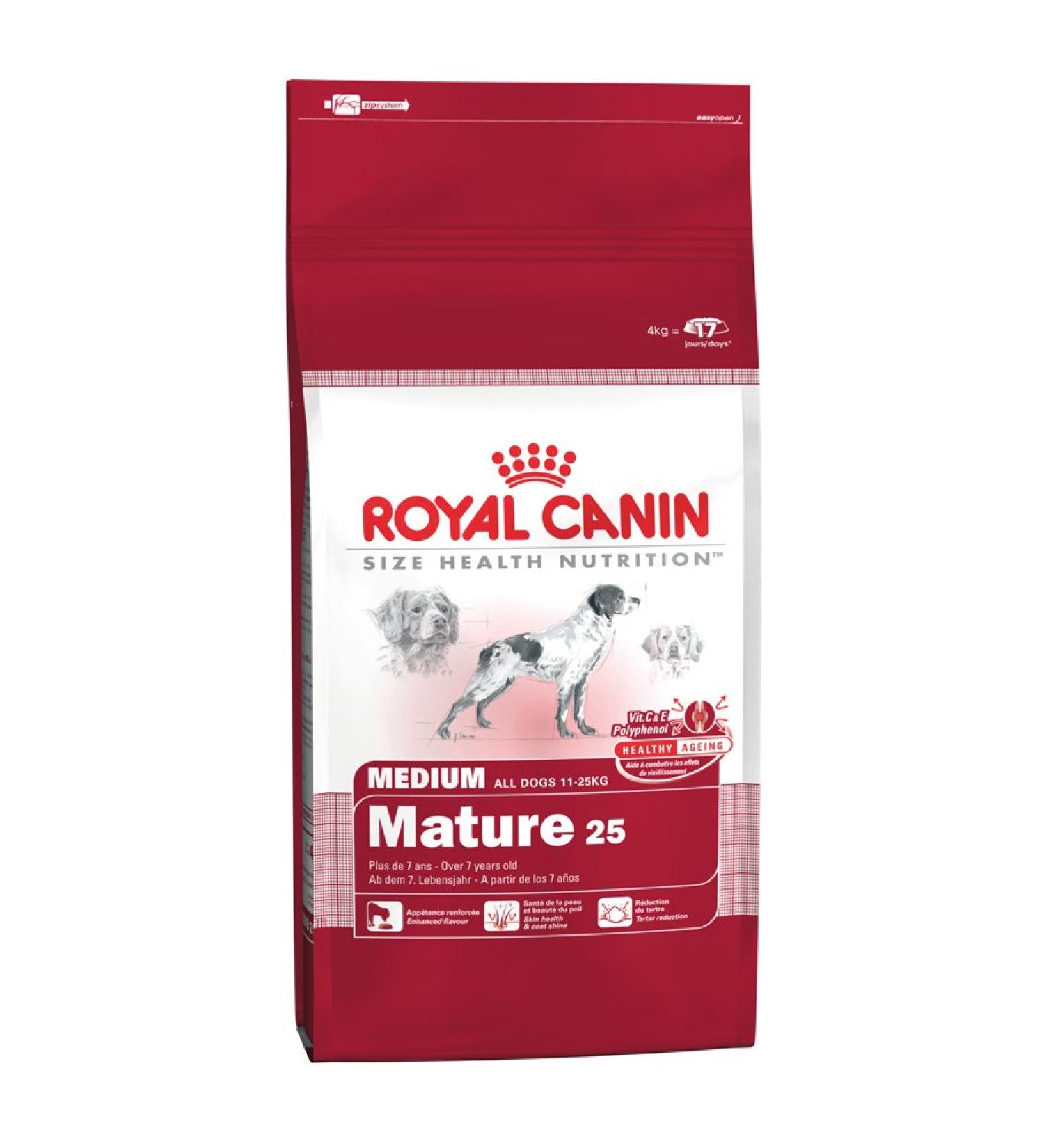 Royal Canin Medium Adult 7+ Dry Dog Food 15kg