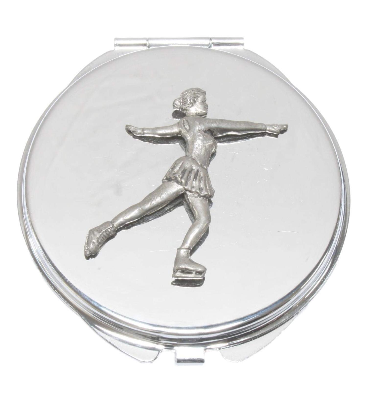 Ice Skater Compact Mirror Handbag Gift With Free Engraving 196 - Buy Online on GoSupps.com